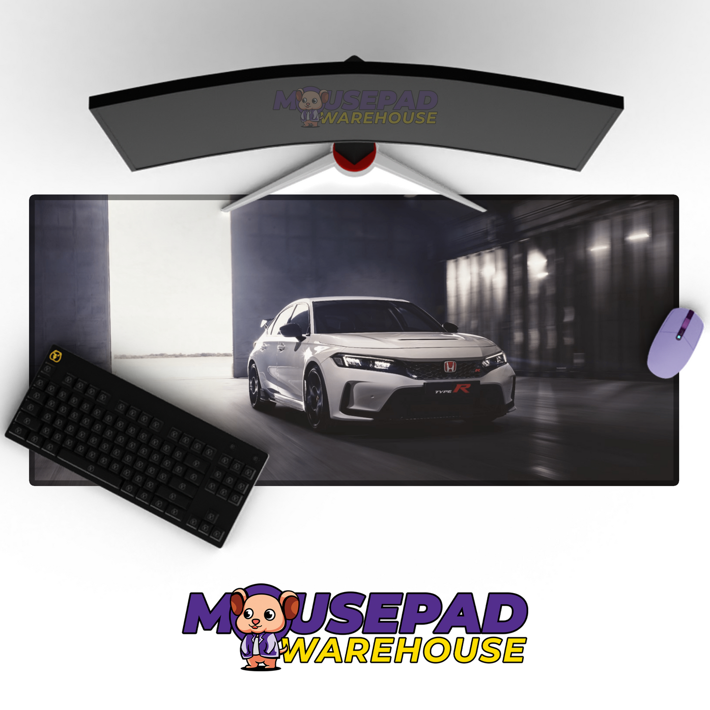 Honda Civic FL5 Type R V16 Mousepad Mockup
