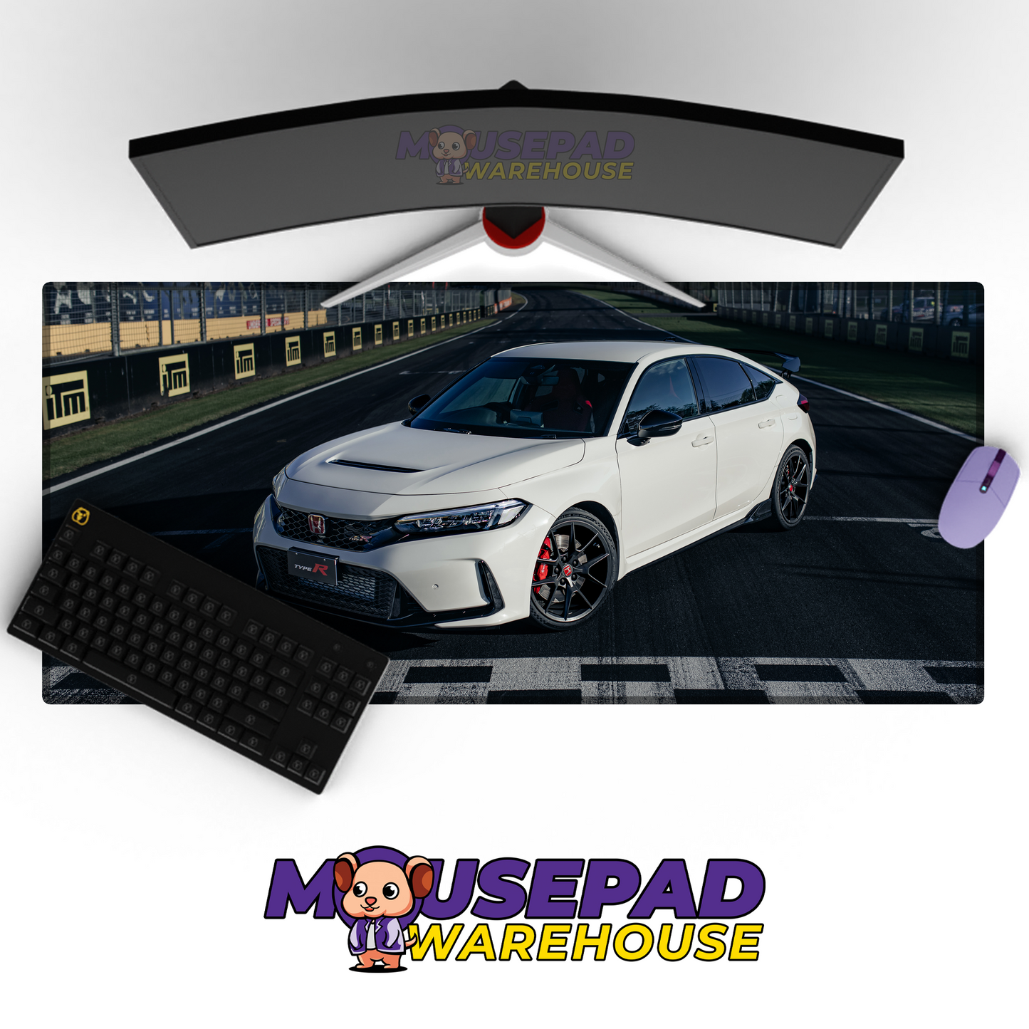 Honda Civic FL5 Type R V20 Mousepad Mockup
