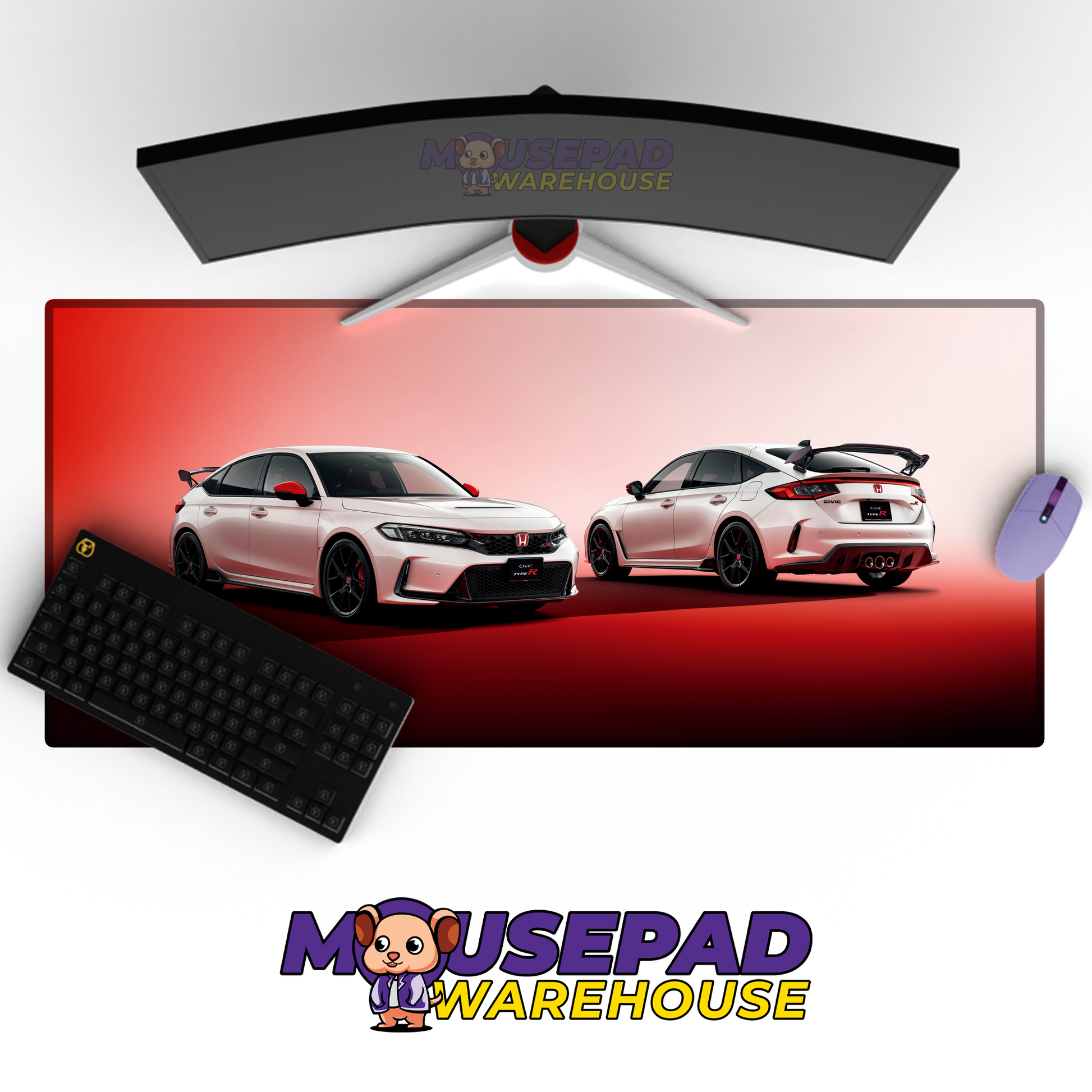Honda Civic FL5 Type R V21 Mousepad Mockup