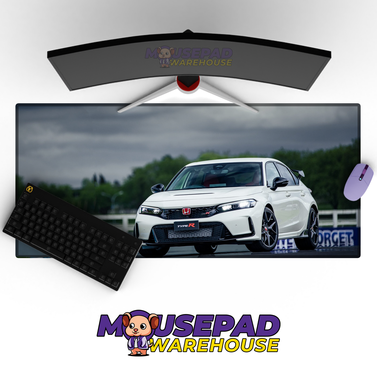 Honda Civic FL5 Type R V22 Mousepad Mockup