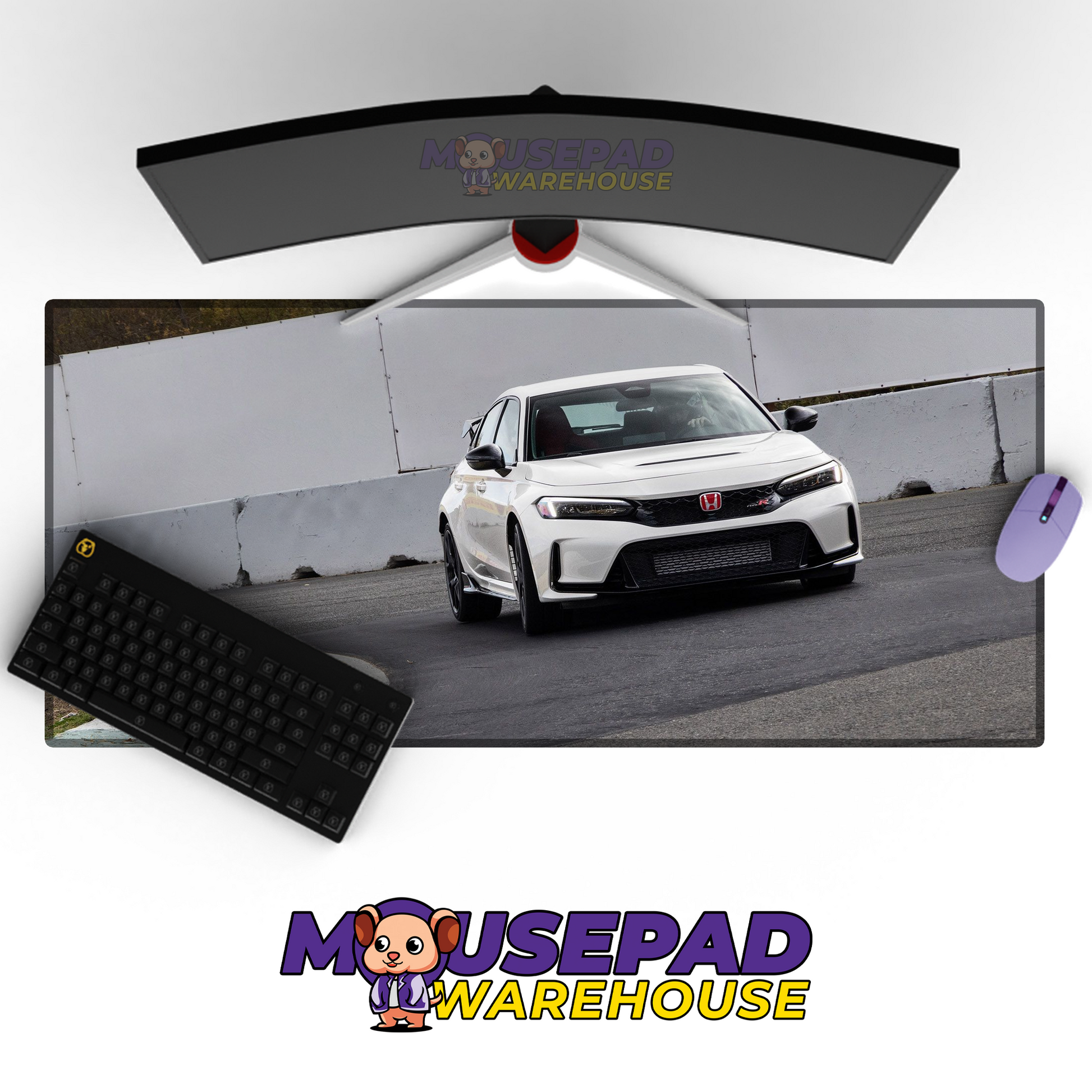 Honda Civic FL5 Type R V23 Mousepad Mockup