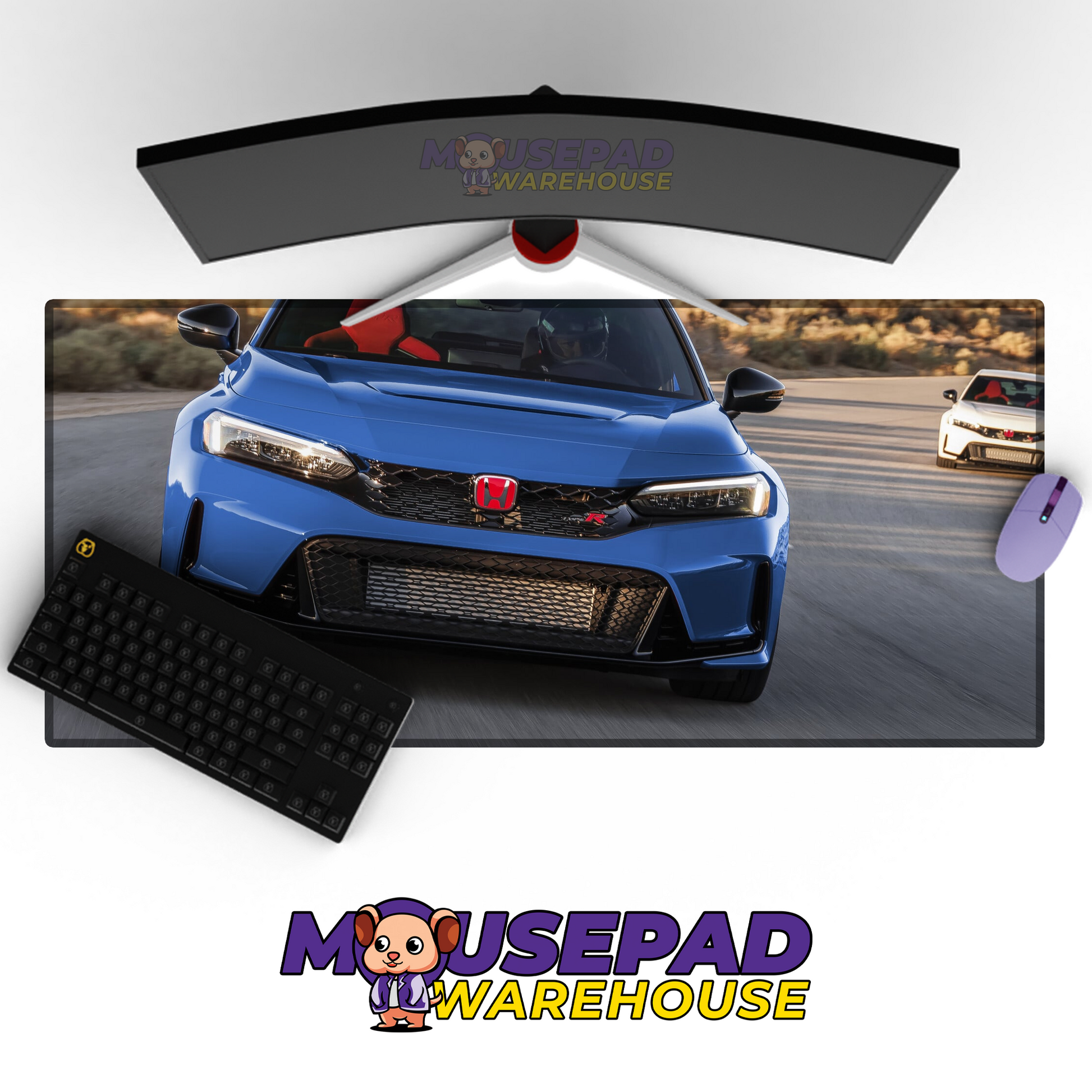 Honda Civic FL5 Type R V4 Mousepad Mockup