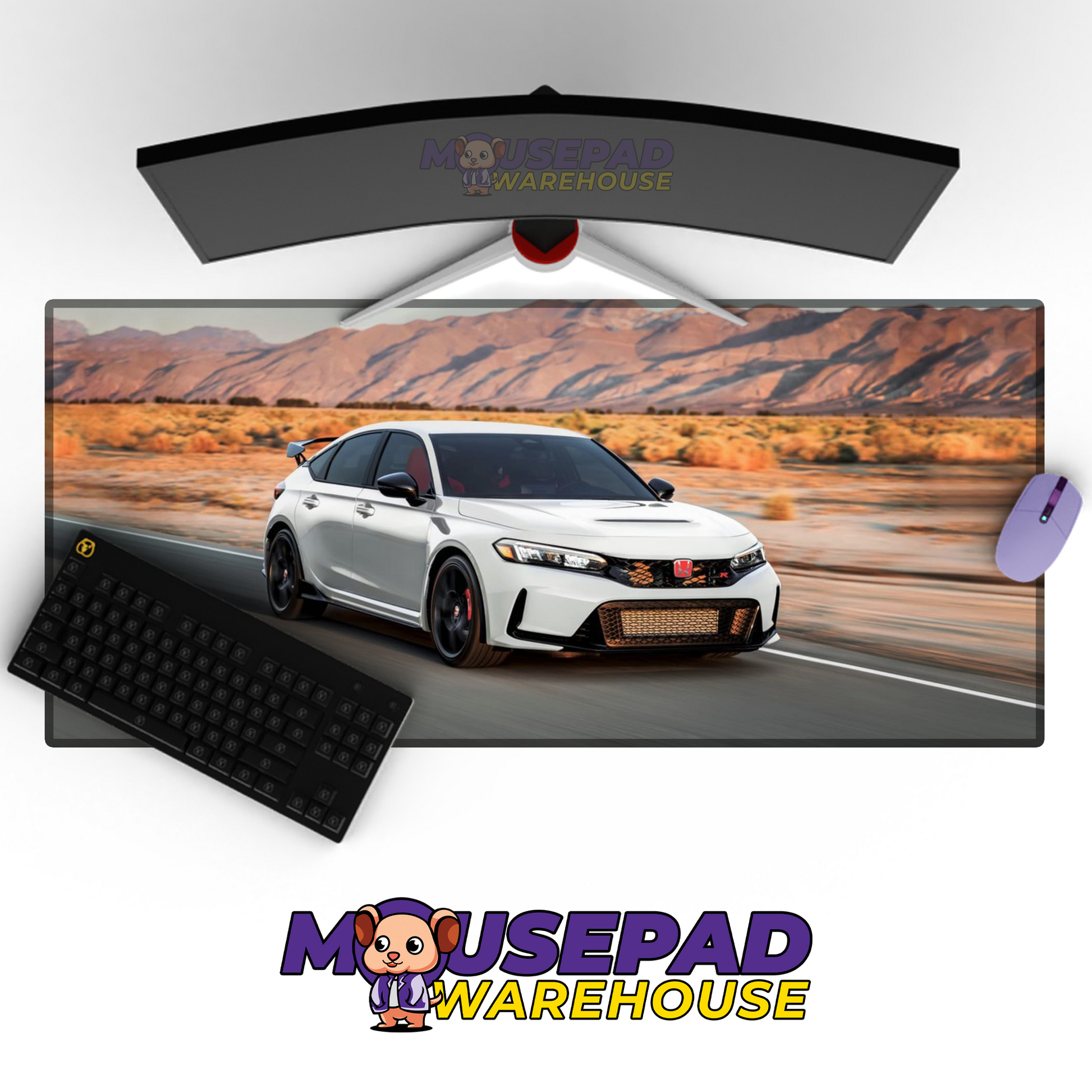 Honda Civic FL5 Type R V9 Mousepad Mockup