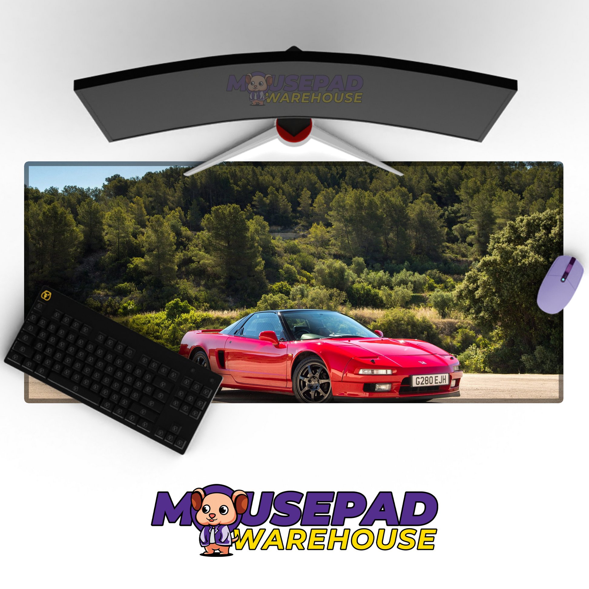 Honda NSX V17 Mousepad Mockup