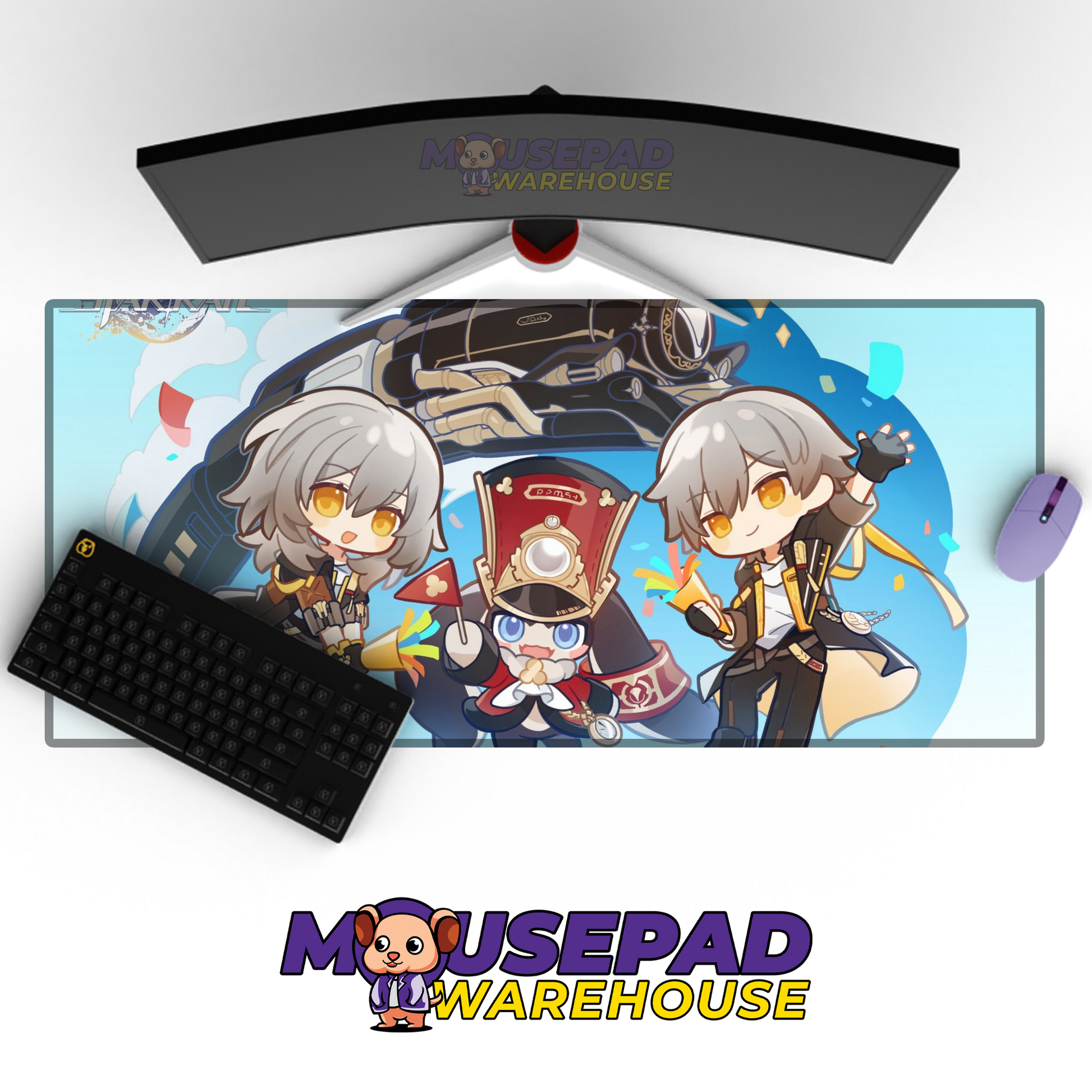 Honkai Star Rail V15 Mousepad Mockup
