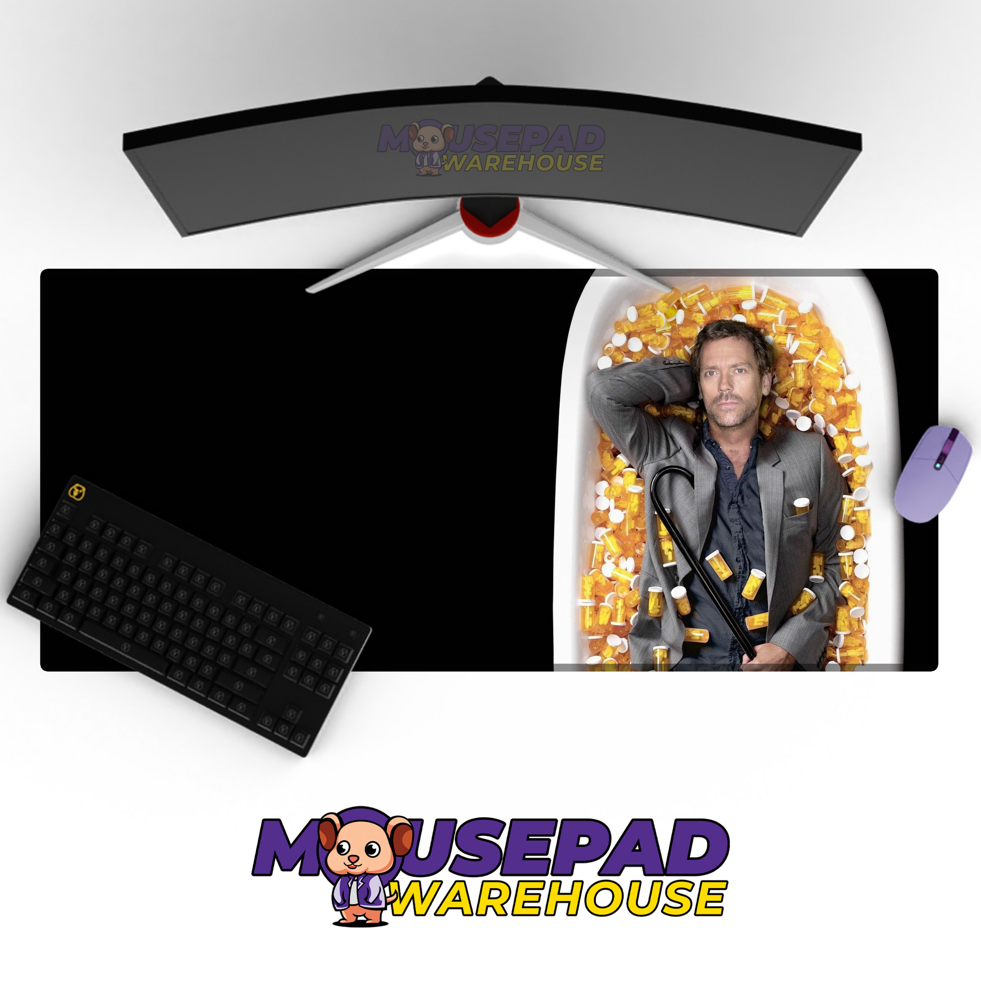 House V11 Mousepad Mockup