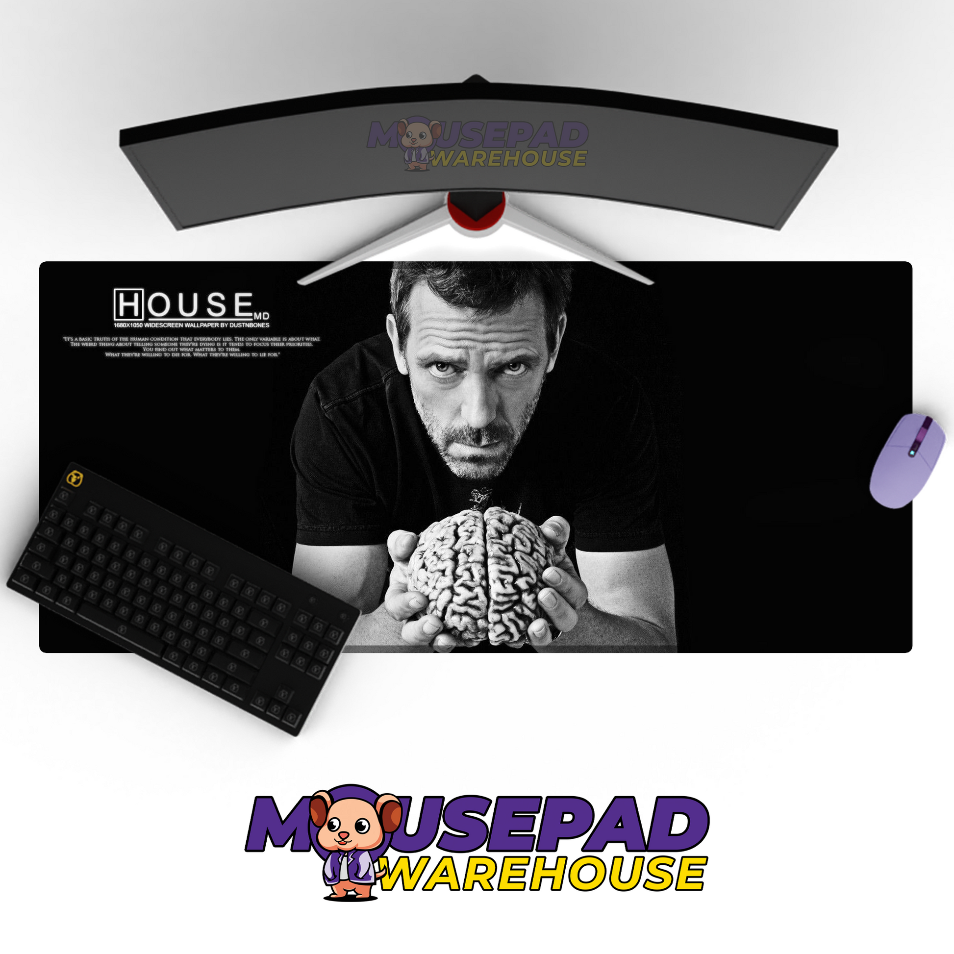 House V20 Mousepad Mockup