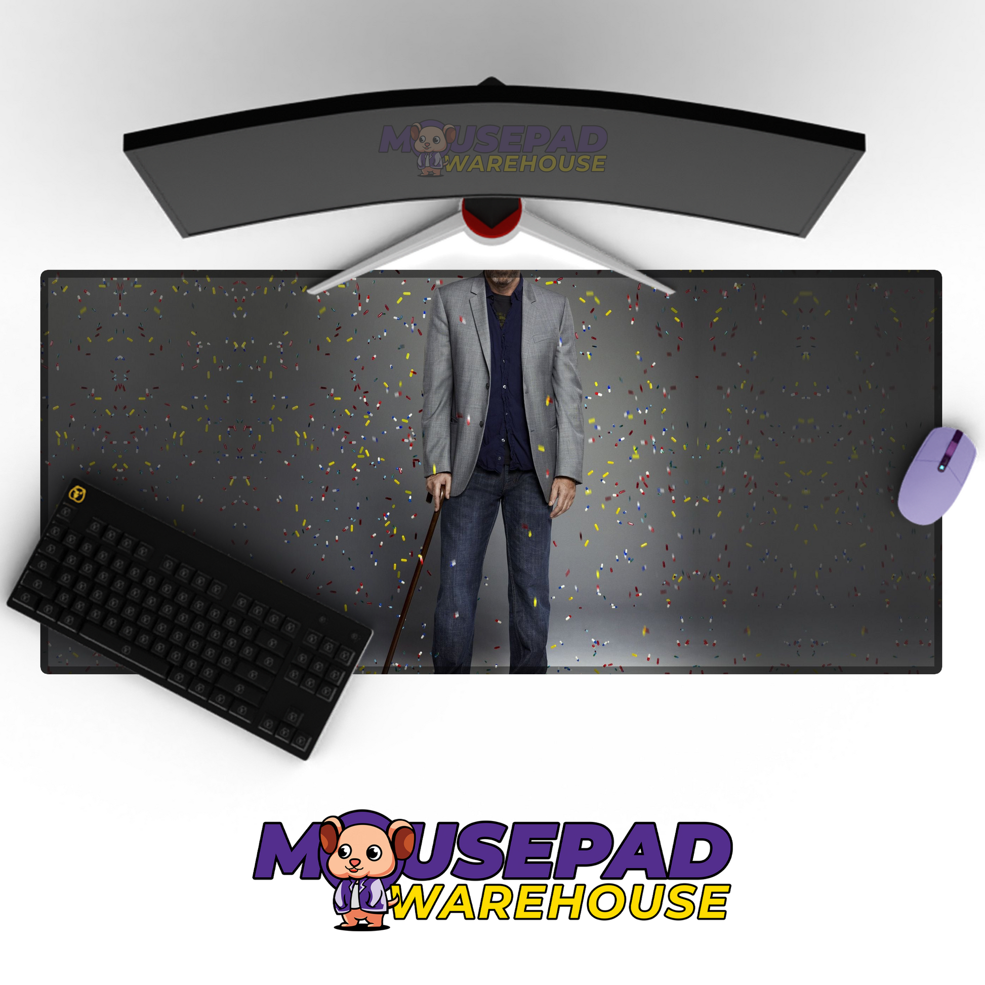 House V2 Mousepad Mockup