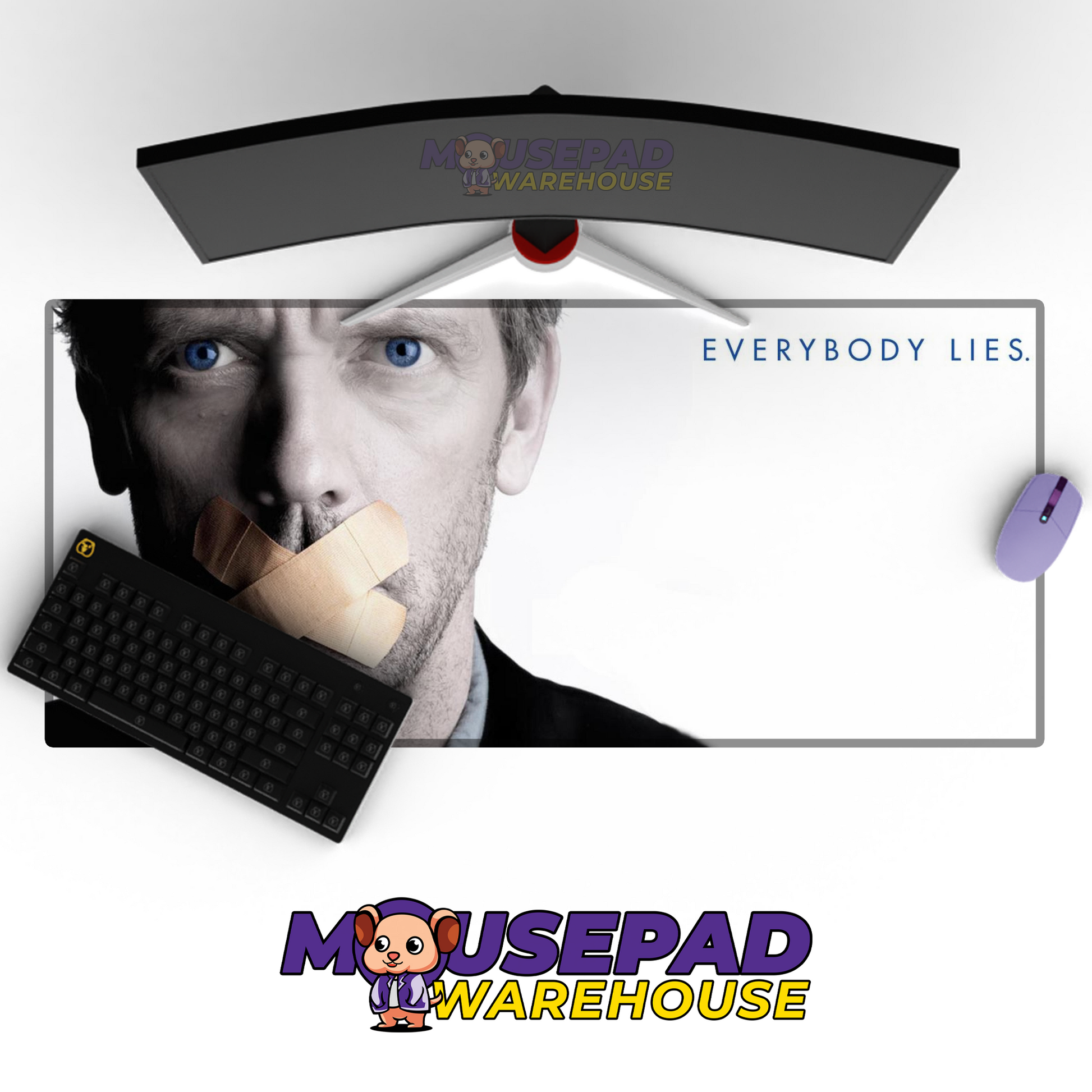 House V8 Mousepad Mockup