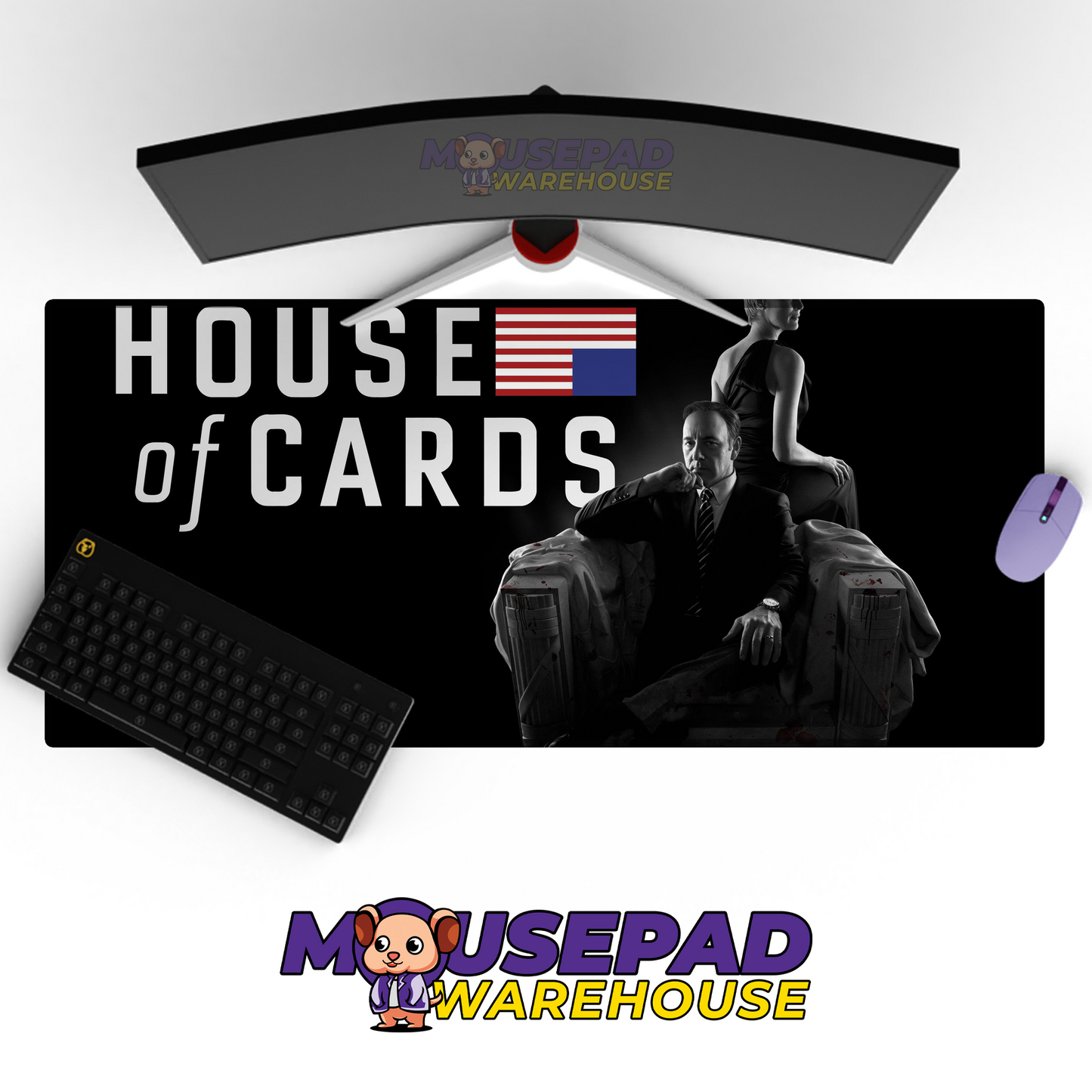 House of Cards V11 Mousepad Mockup