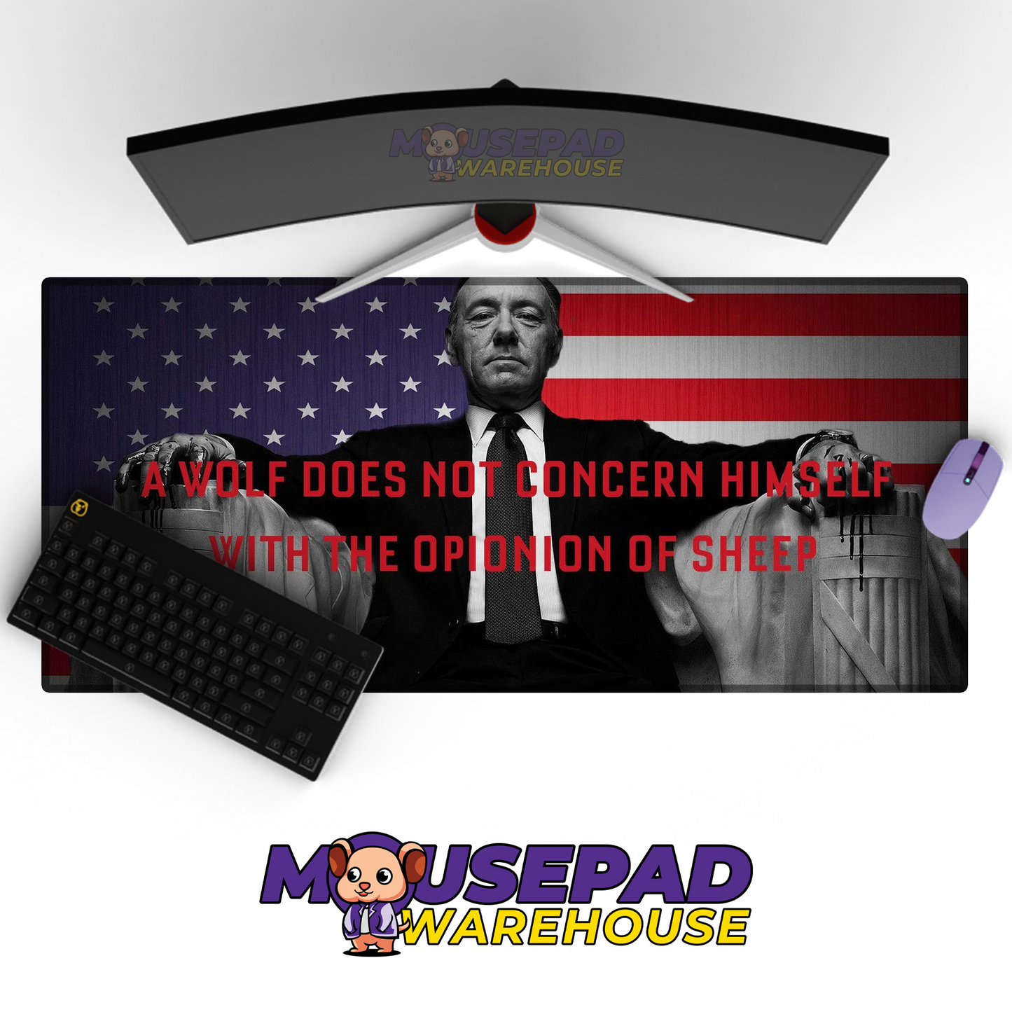 House of Cards V14 Mousepad Mockup
