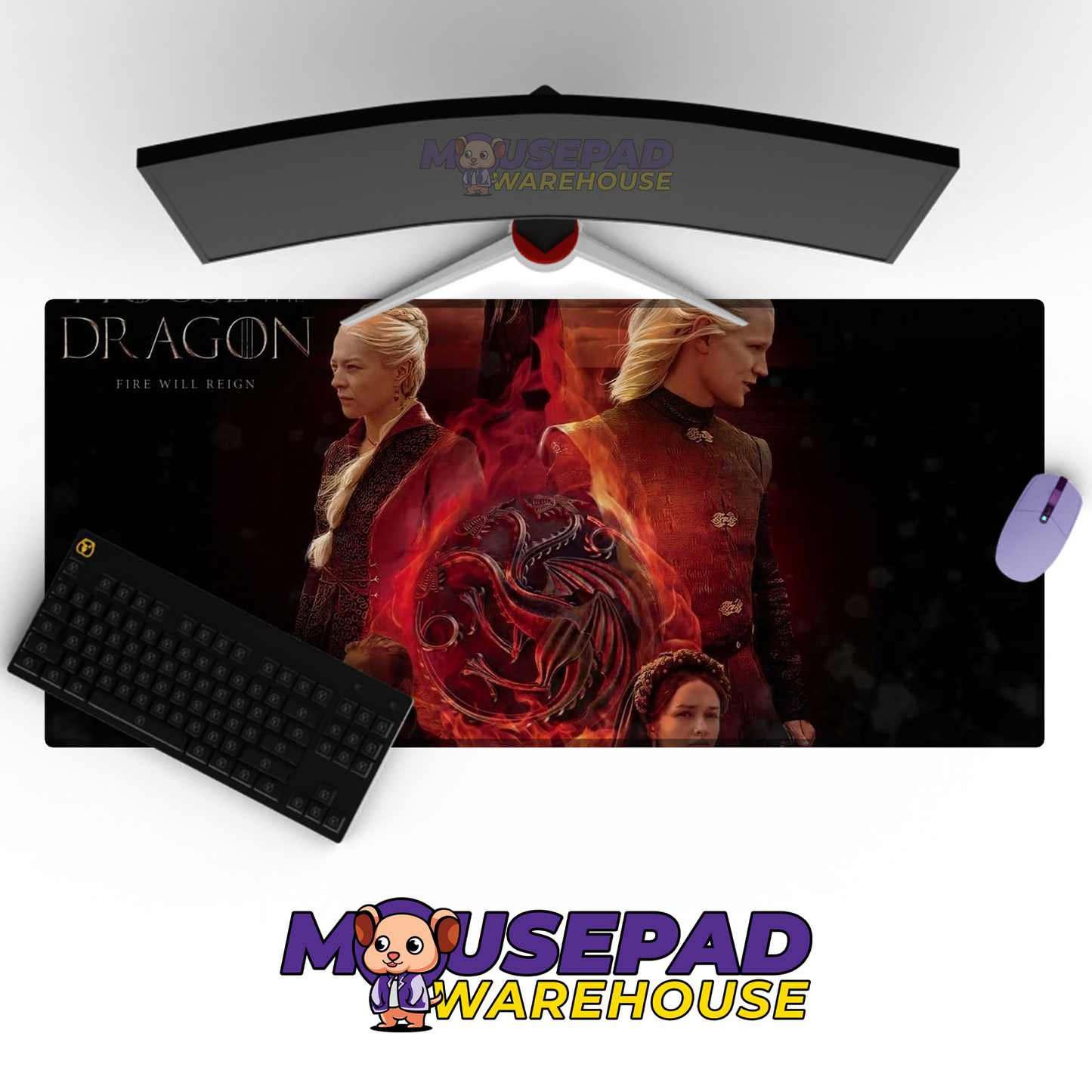 House of the Dragon V11 Mousepad Mockup