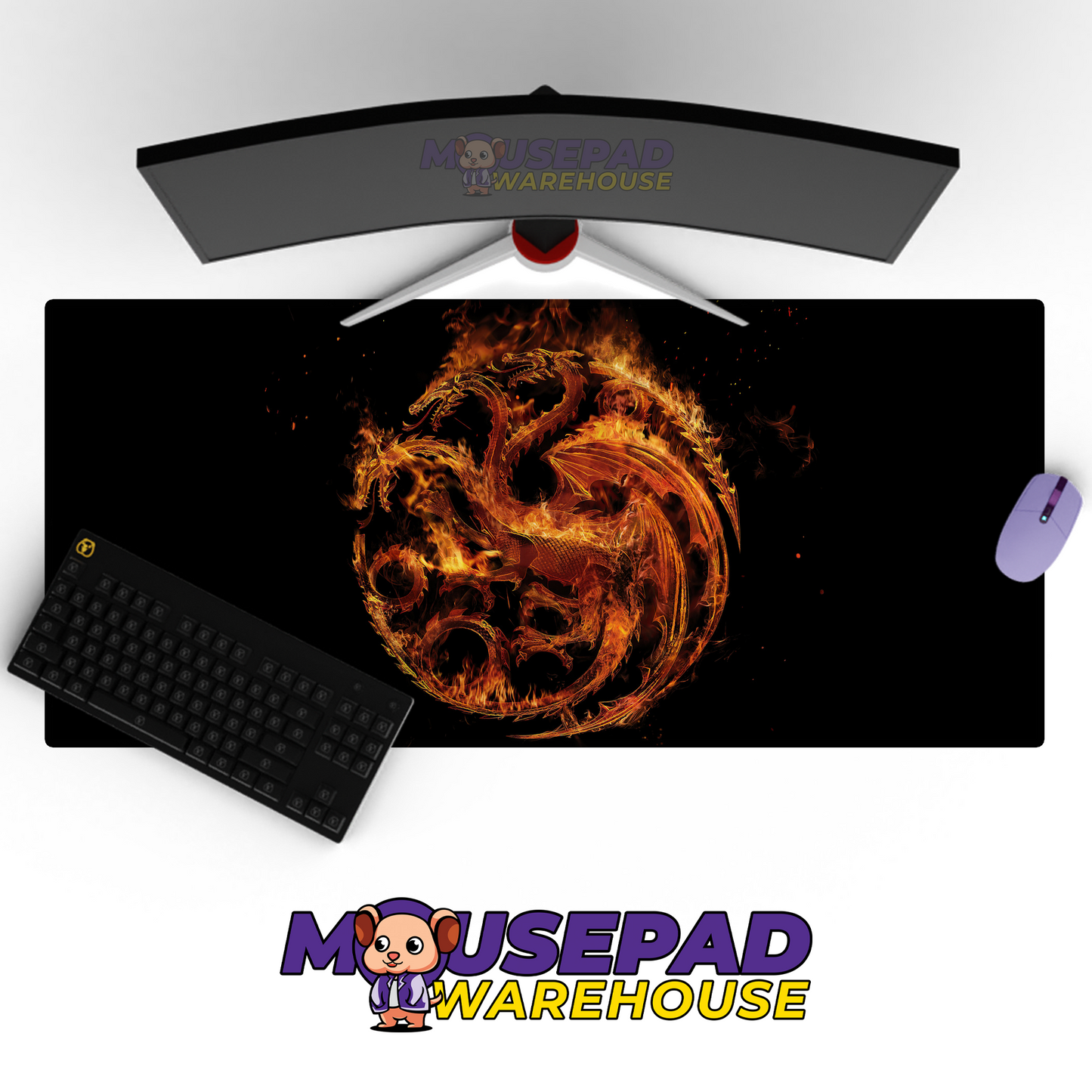 House of the Dragon V2 Mousepad Mockup