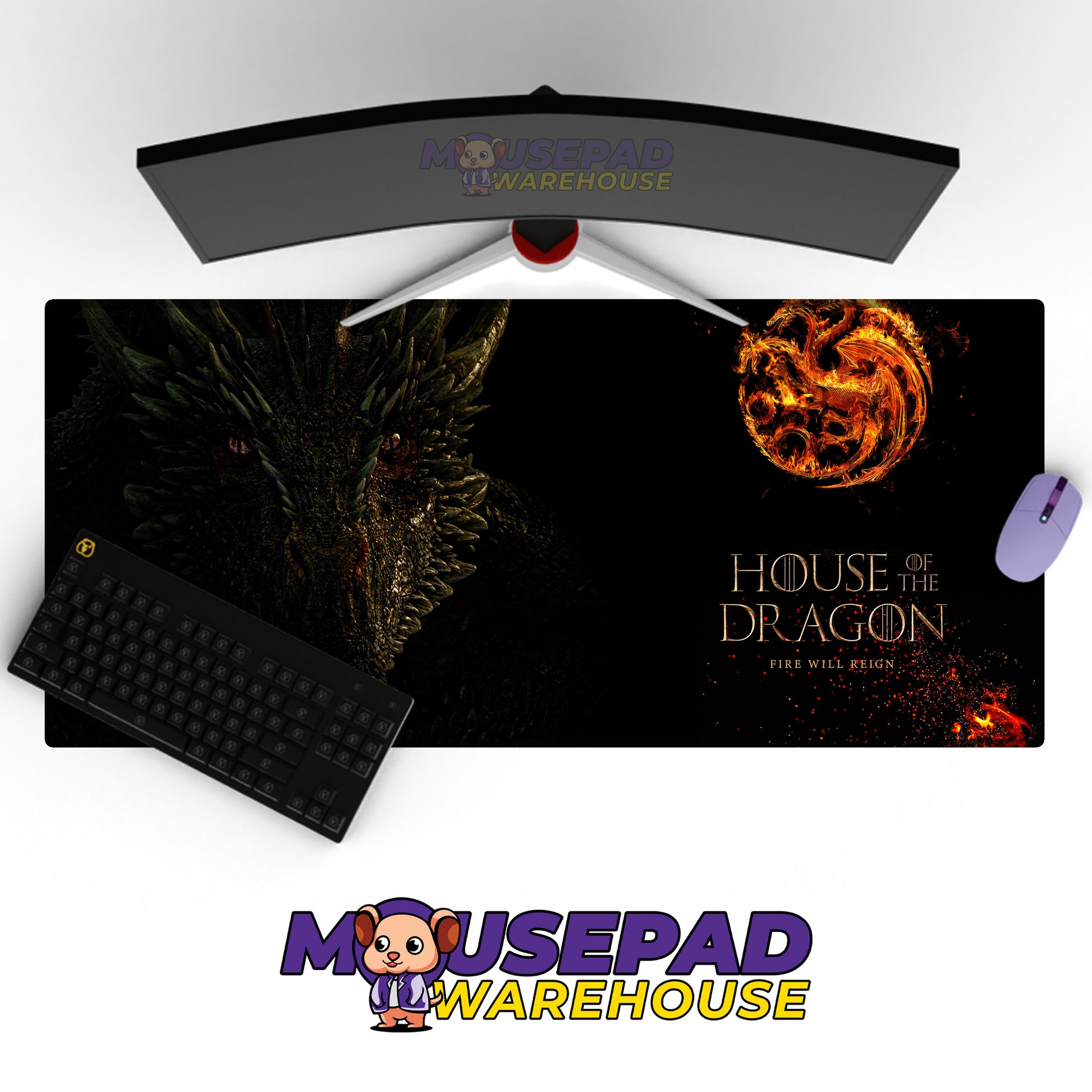 House of the Dragon V8 Mousepad Mockup