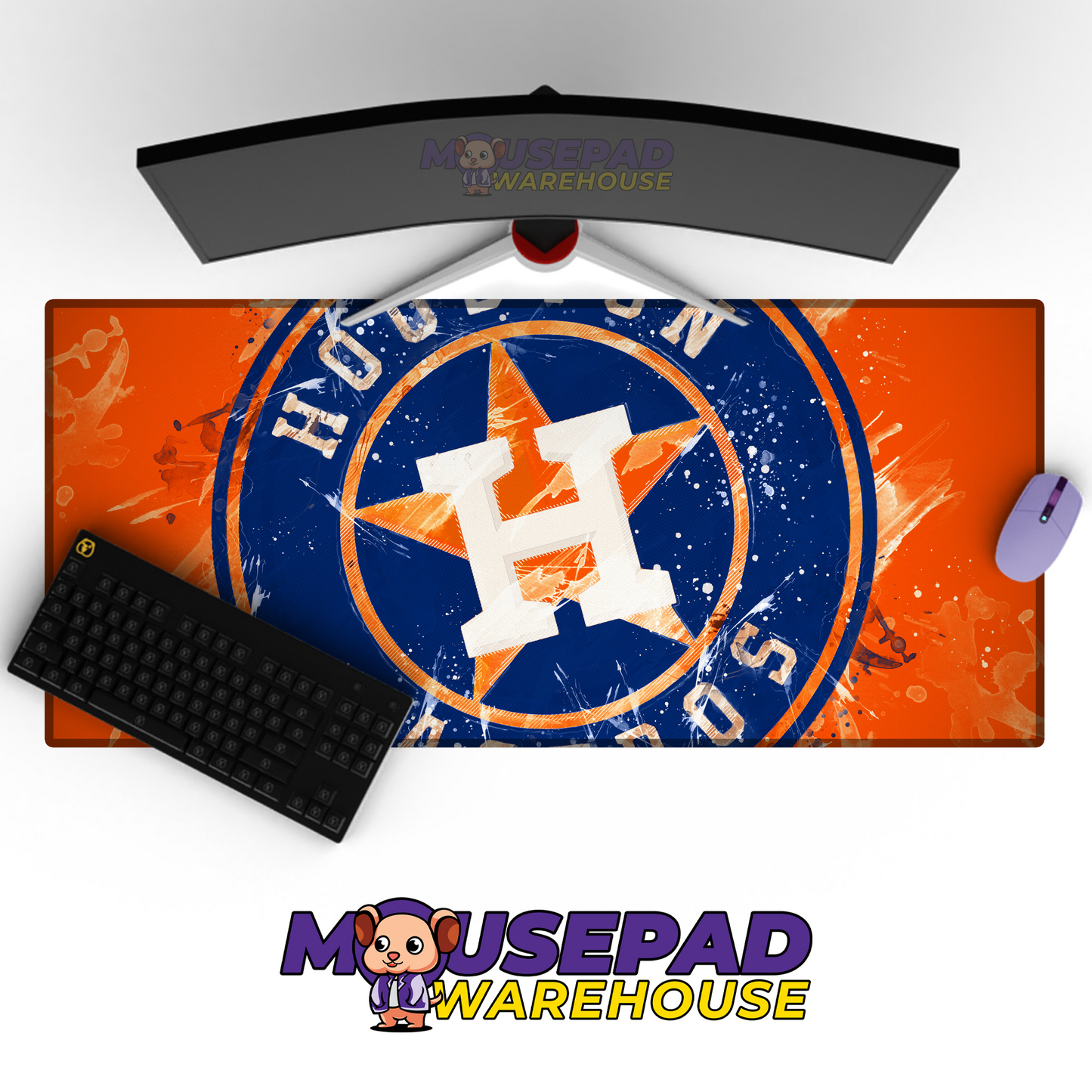 Houston Astros V2 Mousepad Mockup