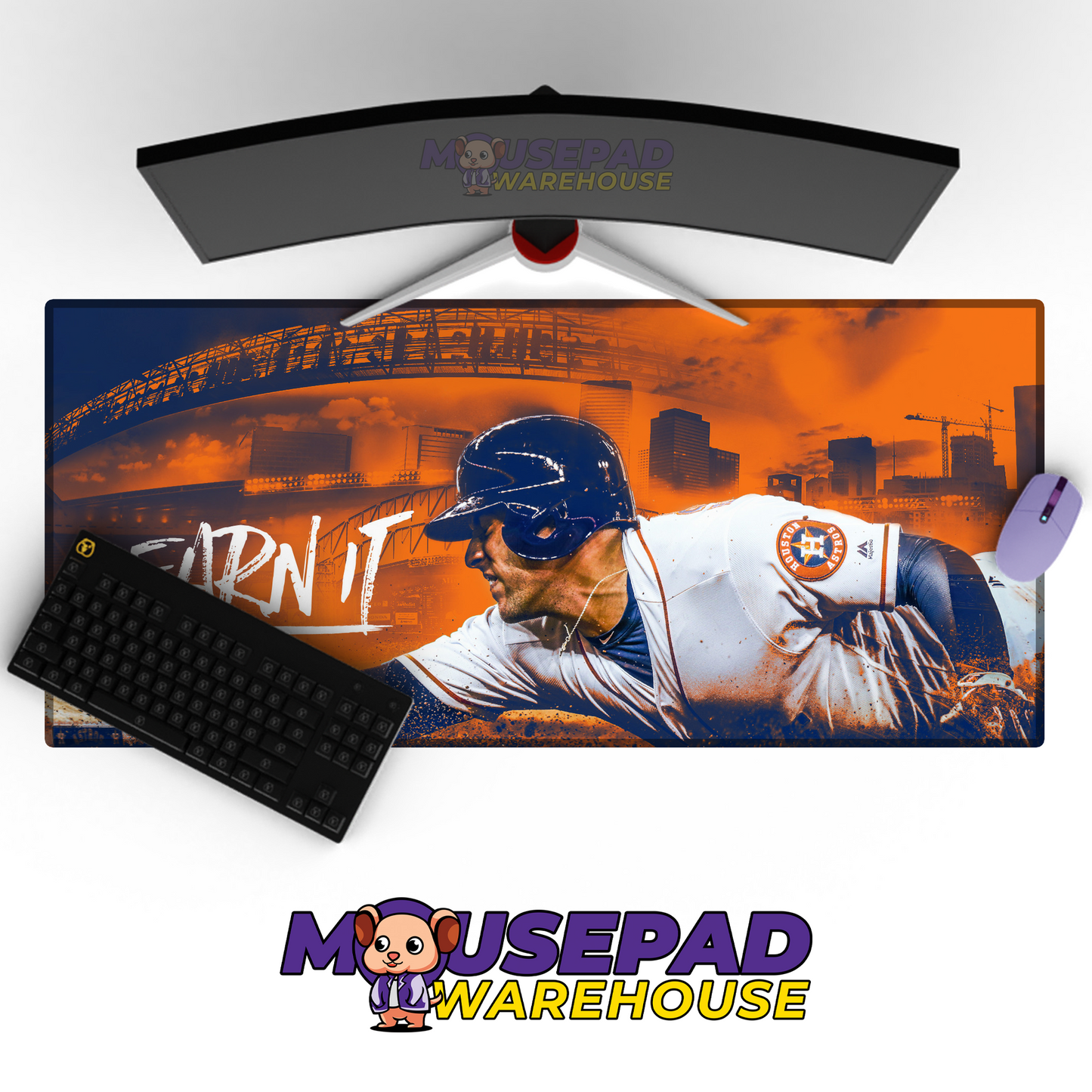 Houston Astros V7 Mousepad Mockup