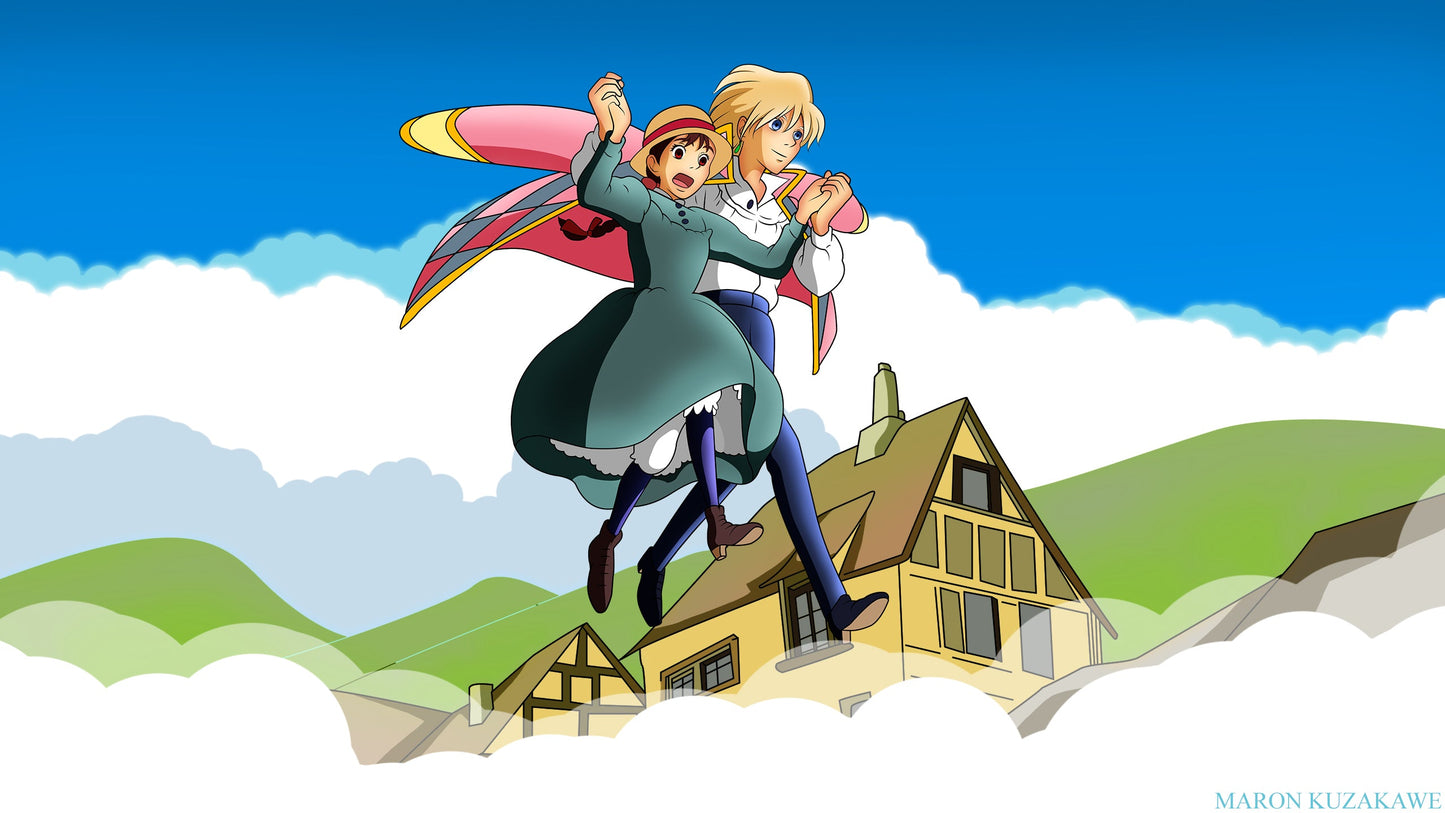 Howls Moving Castle V10 Mousepad
