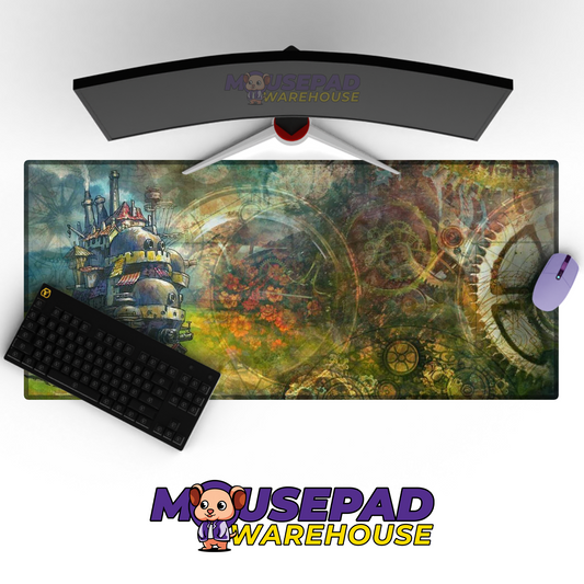 Howls Moving Castle V12 Mousepad Mockup