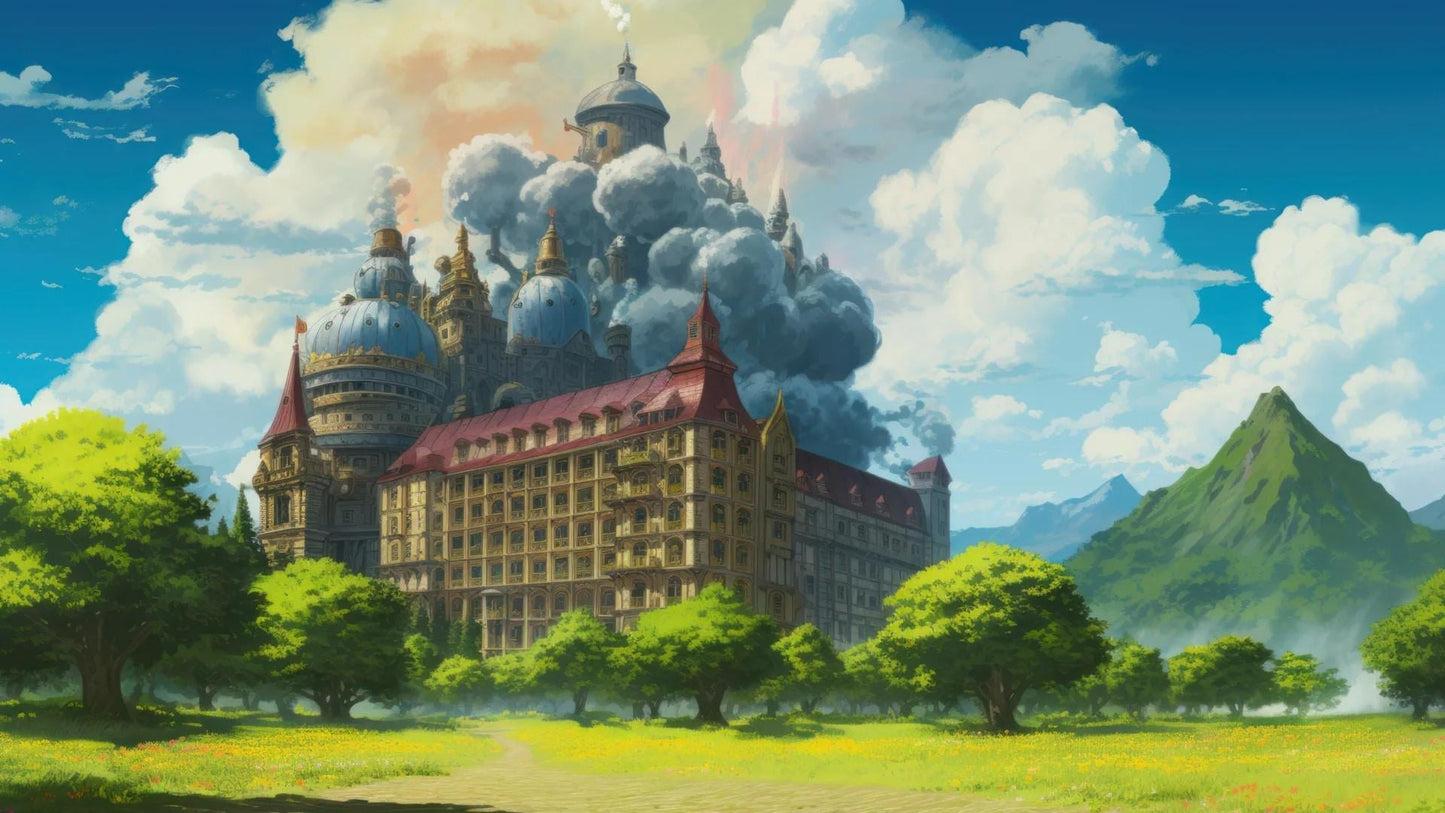 Howls Moving Castle V13 Mousepad