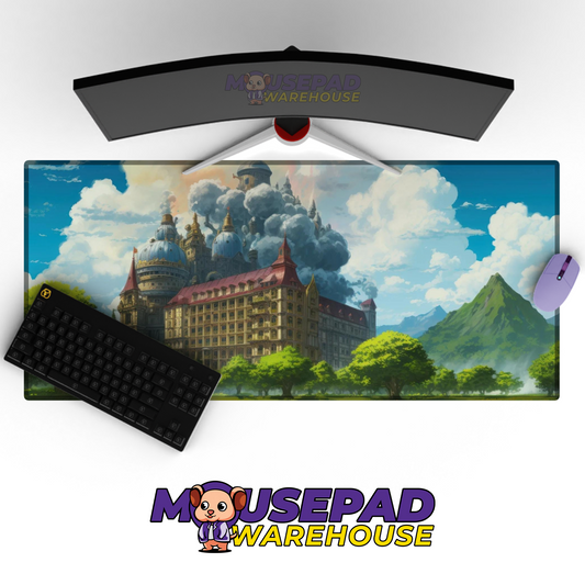 Howls Moving Castle V13 Mousepad Mockup