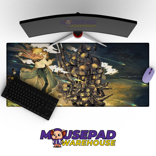 Howls Moving Castle V14 Mousepad Mockup