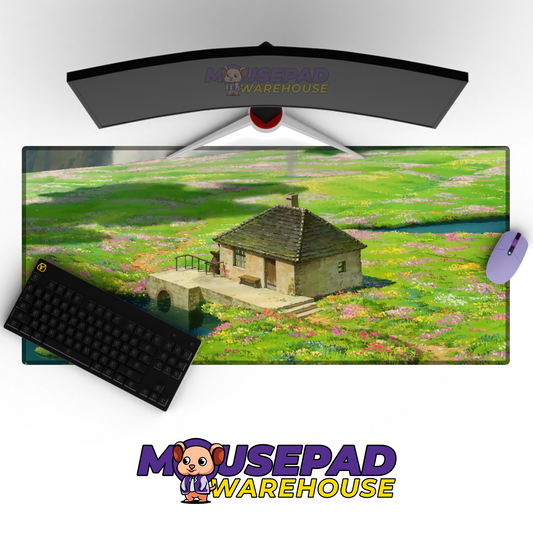 Howls Moving Castle V15 Mousepad Mockup
