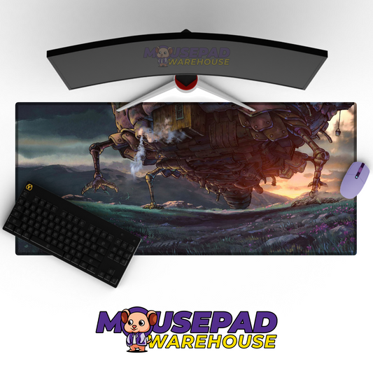 Howls Moving Castle V2 Mousepad Mockup
