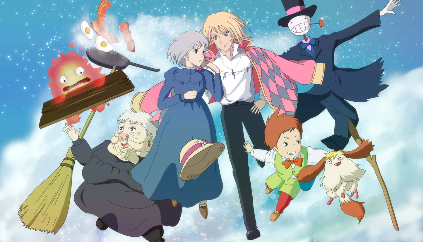 Howls Moving Castle V35 Mousepad