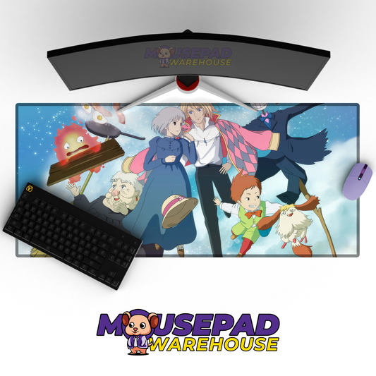 Howls Moving Castle V35 Mousepad Mockup