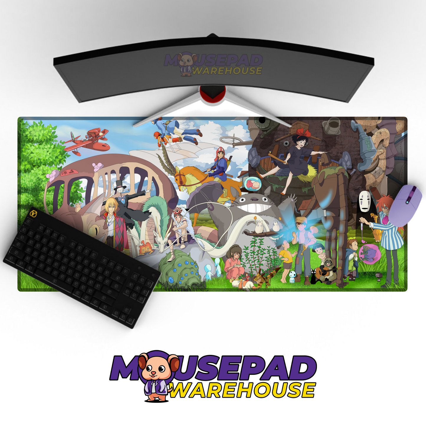 Howls Moving Castle V36 Mousepad Mockup