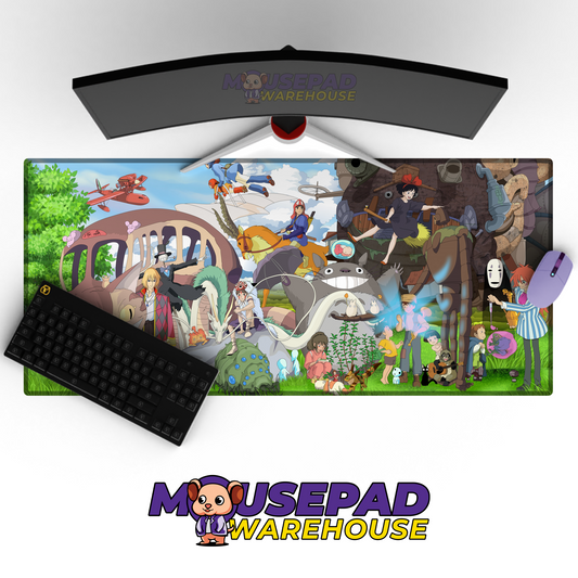Howls Moving Castle V36 Mousepad Mockup