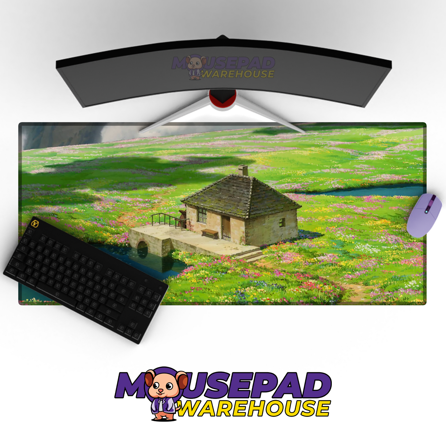 Howls Moving Castle V37 Mousepad Mockup