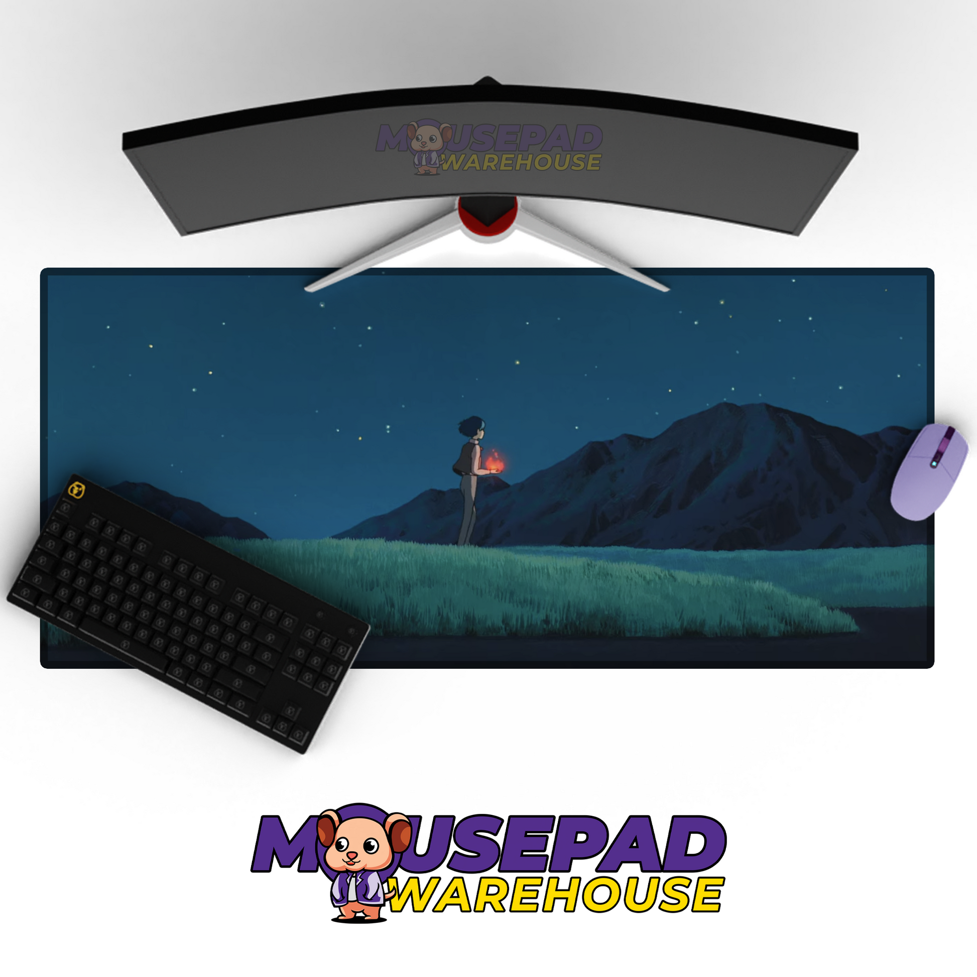 Howls Moving Castle V40 Mousepad Mockup