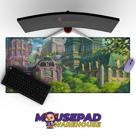 Howls Moving Castle V43 Mousepad Mockup