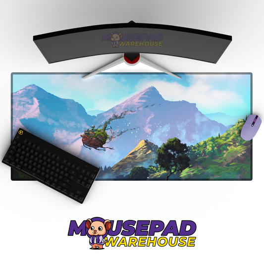 Howls Moving Castle V44 Mousepad Mockup