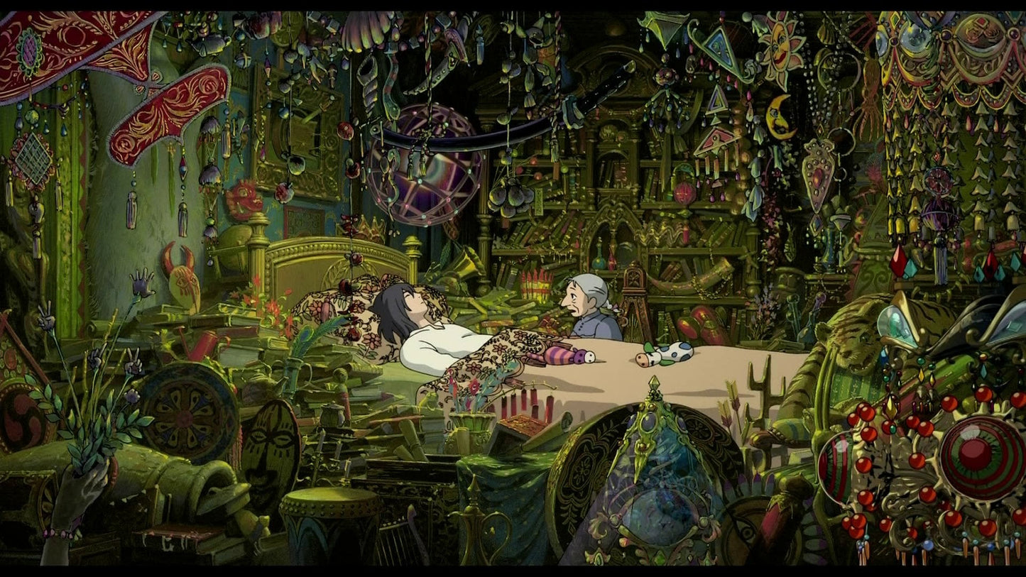 Howls Moving Castle V45 Mousepad