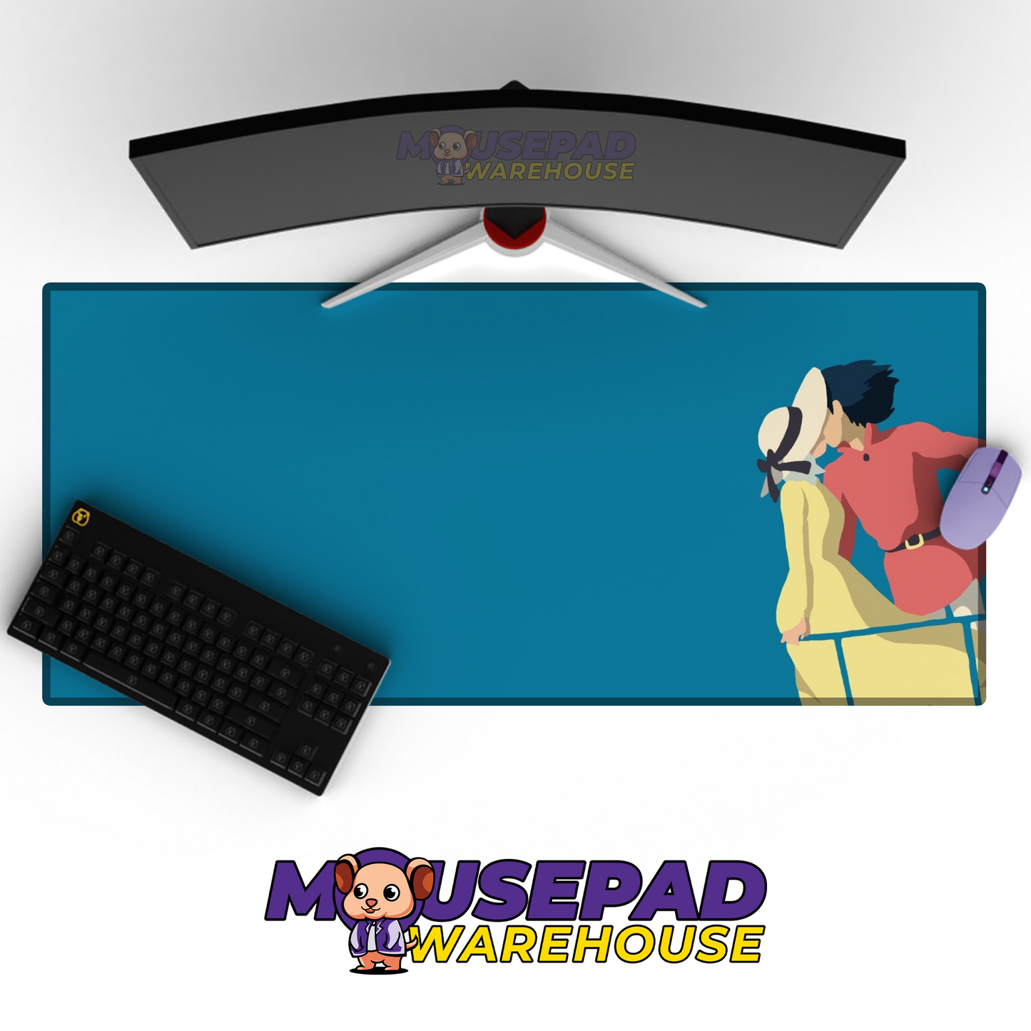 Howls Moving Castle V47 Mousepad Mockup
