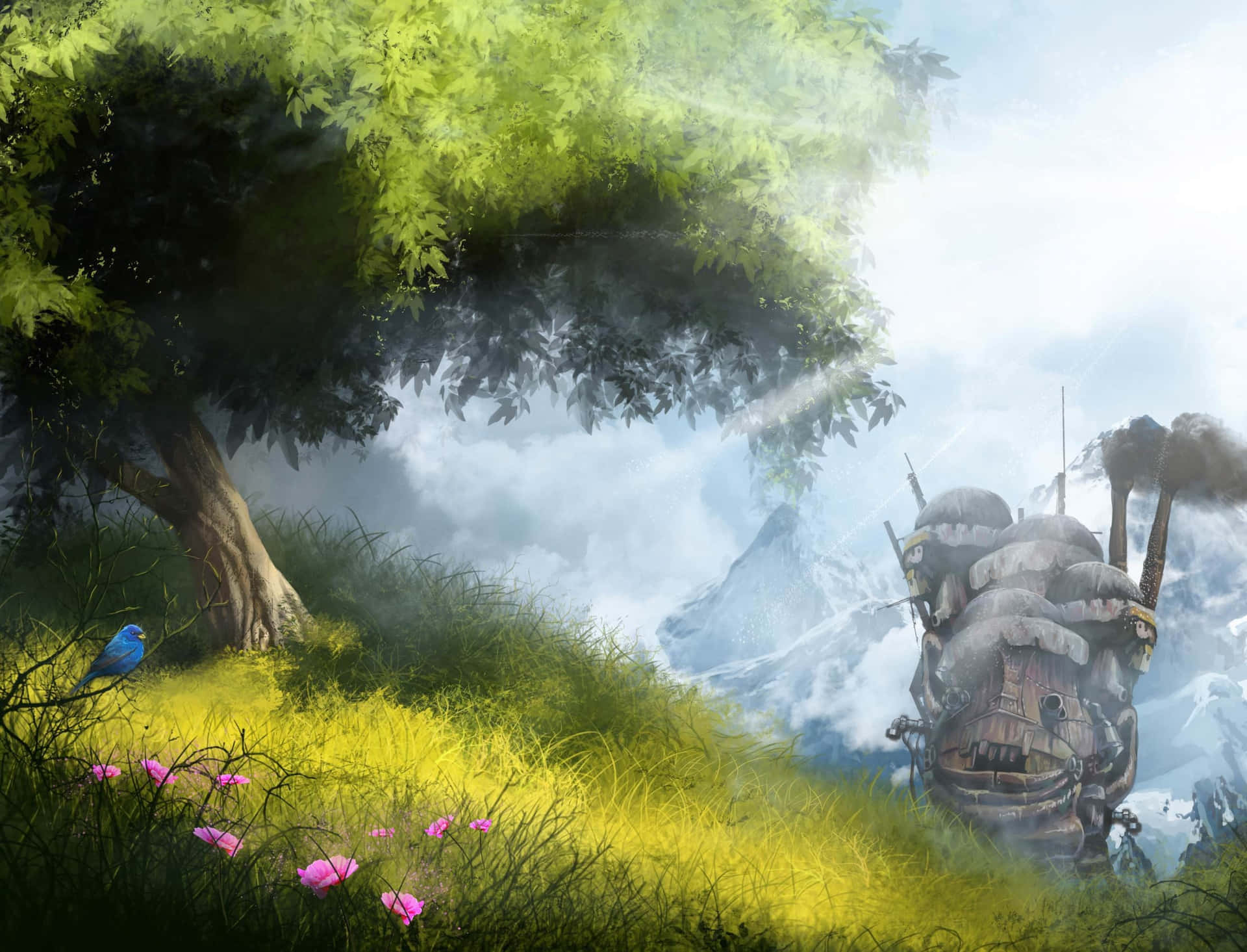 Howls Moving Castle V48 Mousepad