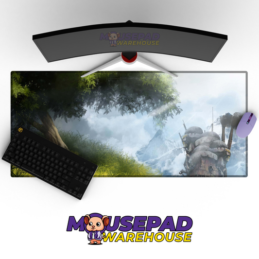 Howls Moving Castle V48 Mousepad Mockup