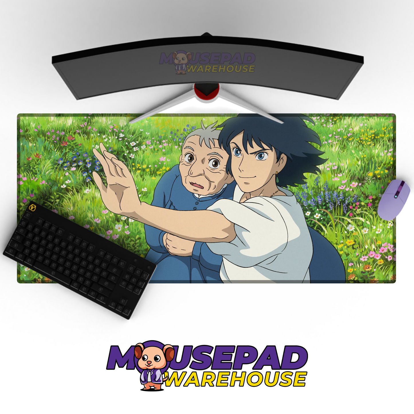 Howls Moving Castle V49 Mousepad Mockup