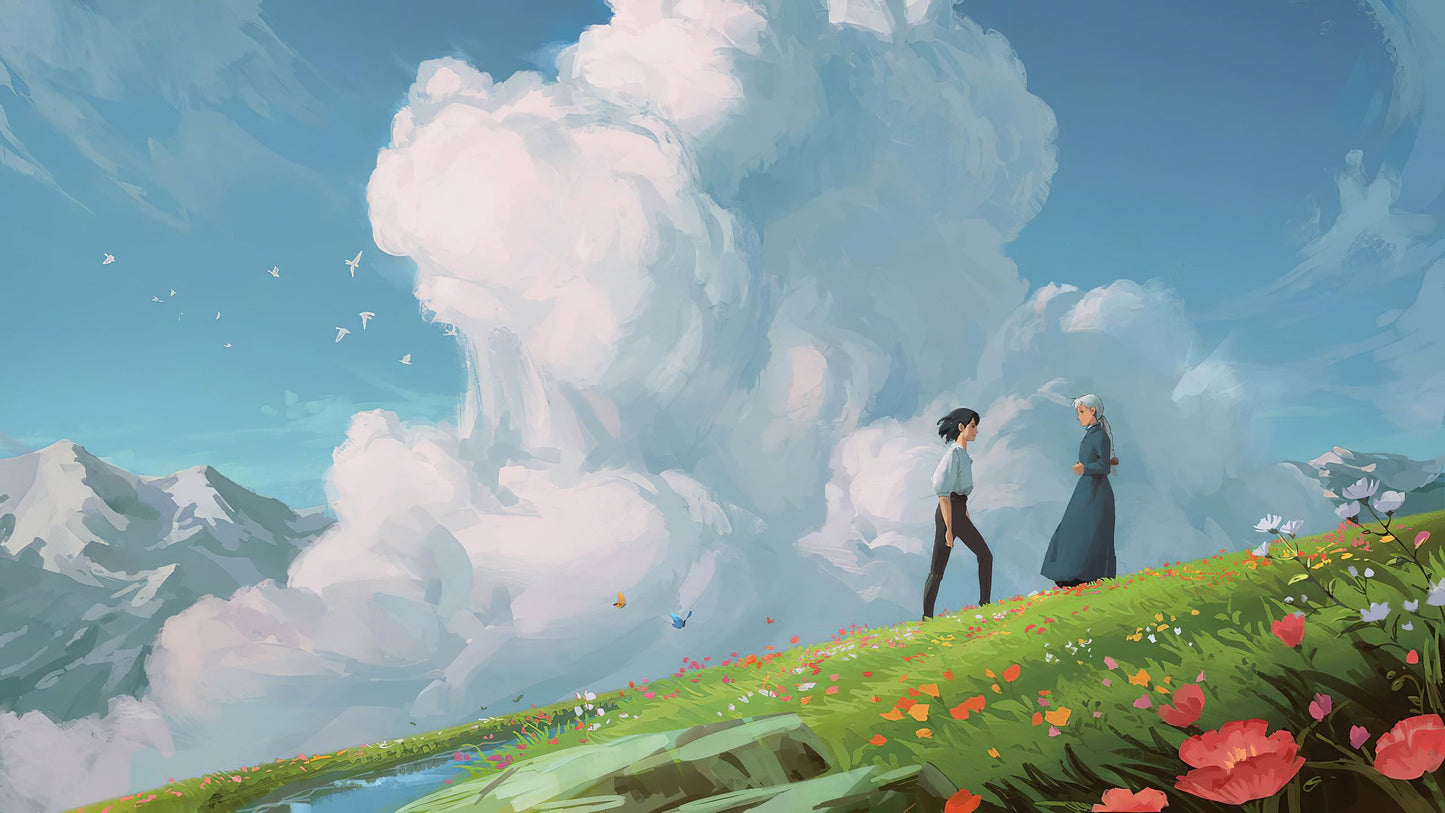 Howls Moving Castle V53 Mousepad