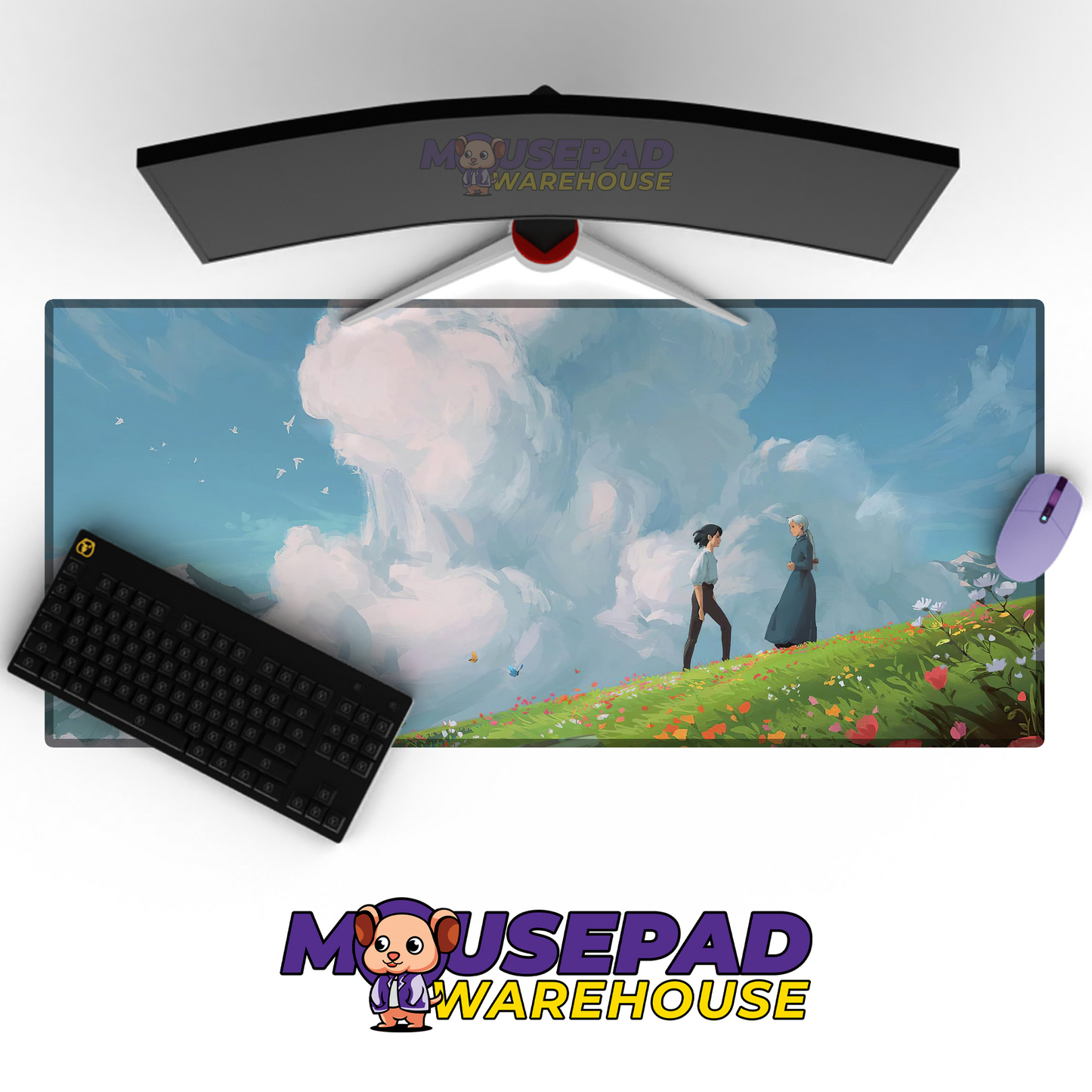 Howls Moving Castle V53 Mousepad Mockup