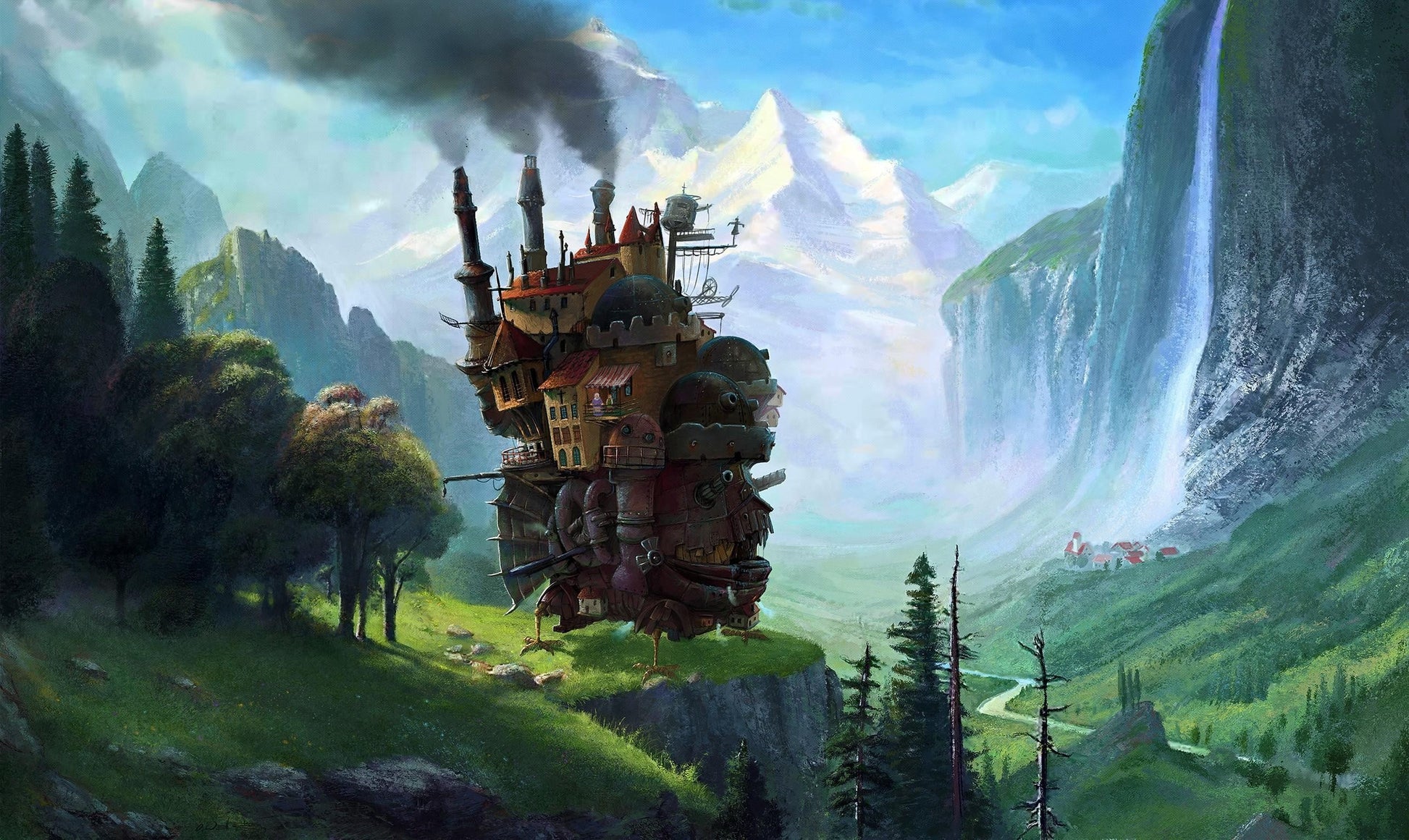 Howls Moving Castle V56 Mousepad