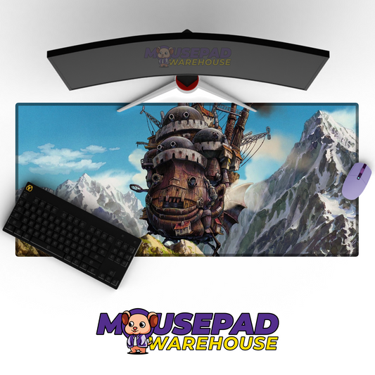Howls Moving Castle V60 Mousepad Mockup