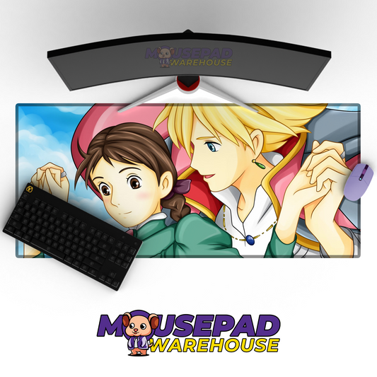 Howls Moving Castle V6 Mousepad Mockup