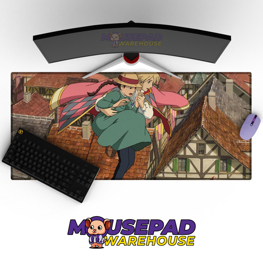 Howls Moving Castle V7 Mousepad Mockup