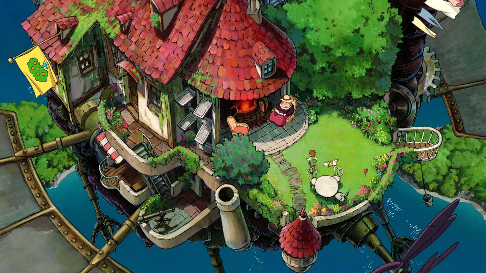 Howls Moving Castle V9 Mousepad