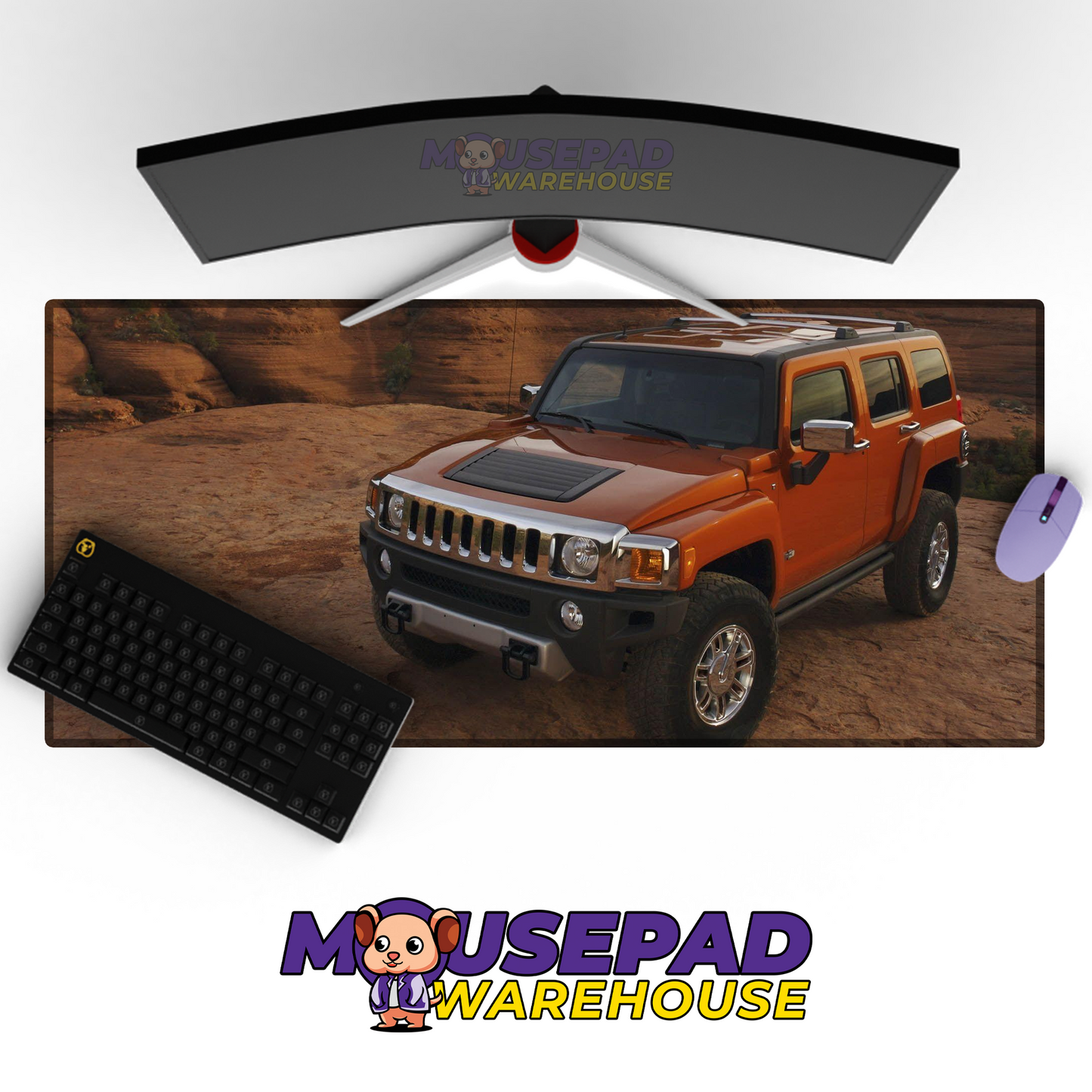 Humvee HMMWV V11 Mousepad Deskmat Mockup