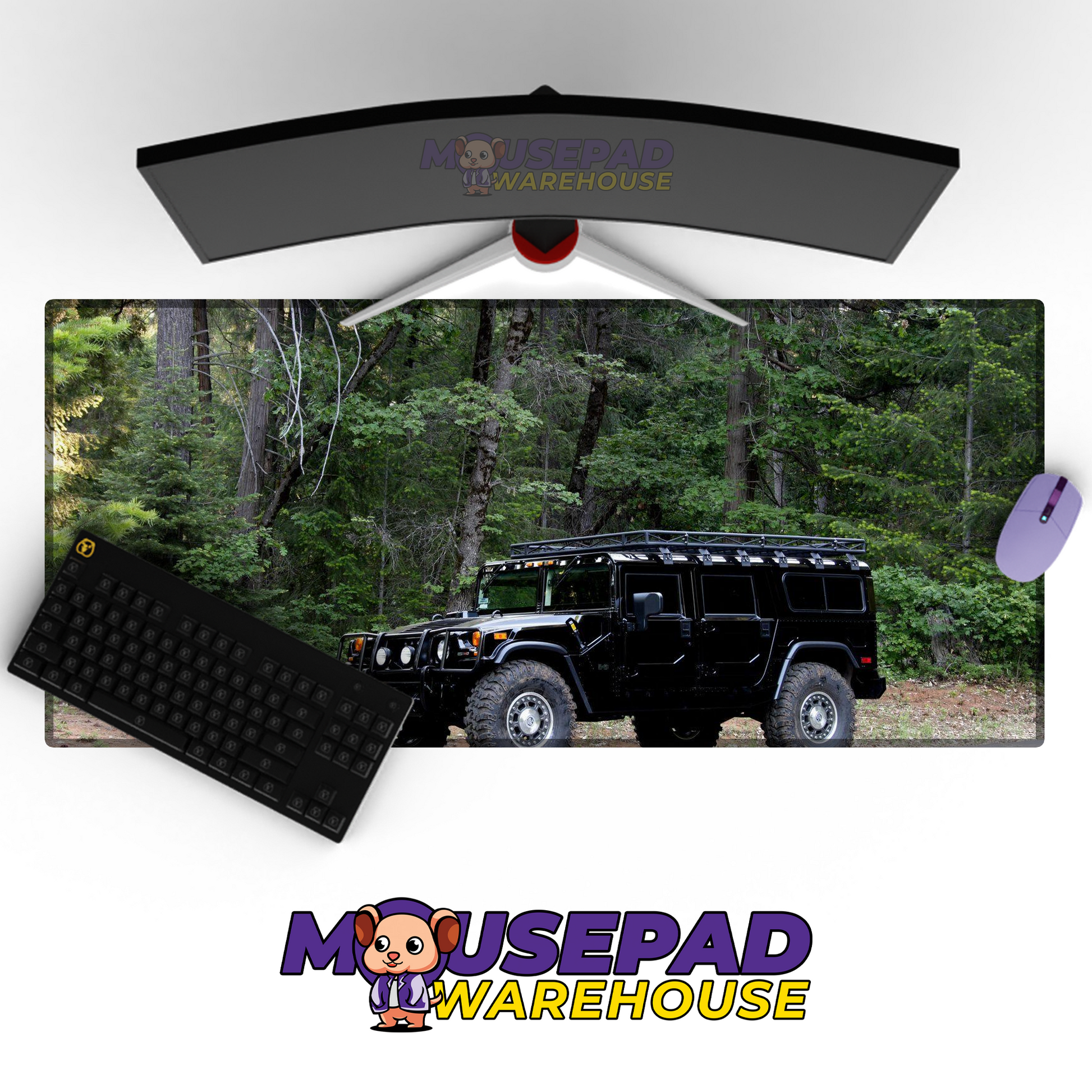 Humvee HMMWV V14 Mousepad Deskmat Mockup