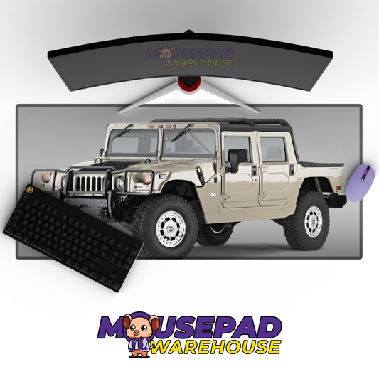 Humvee HMMWV V15 Mousepad Deskmat Mockup